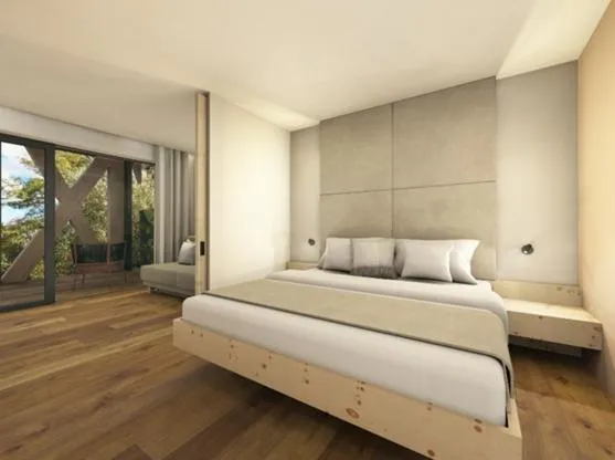 Bed in Hotel Ratschingserhof