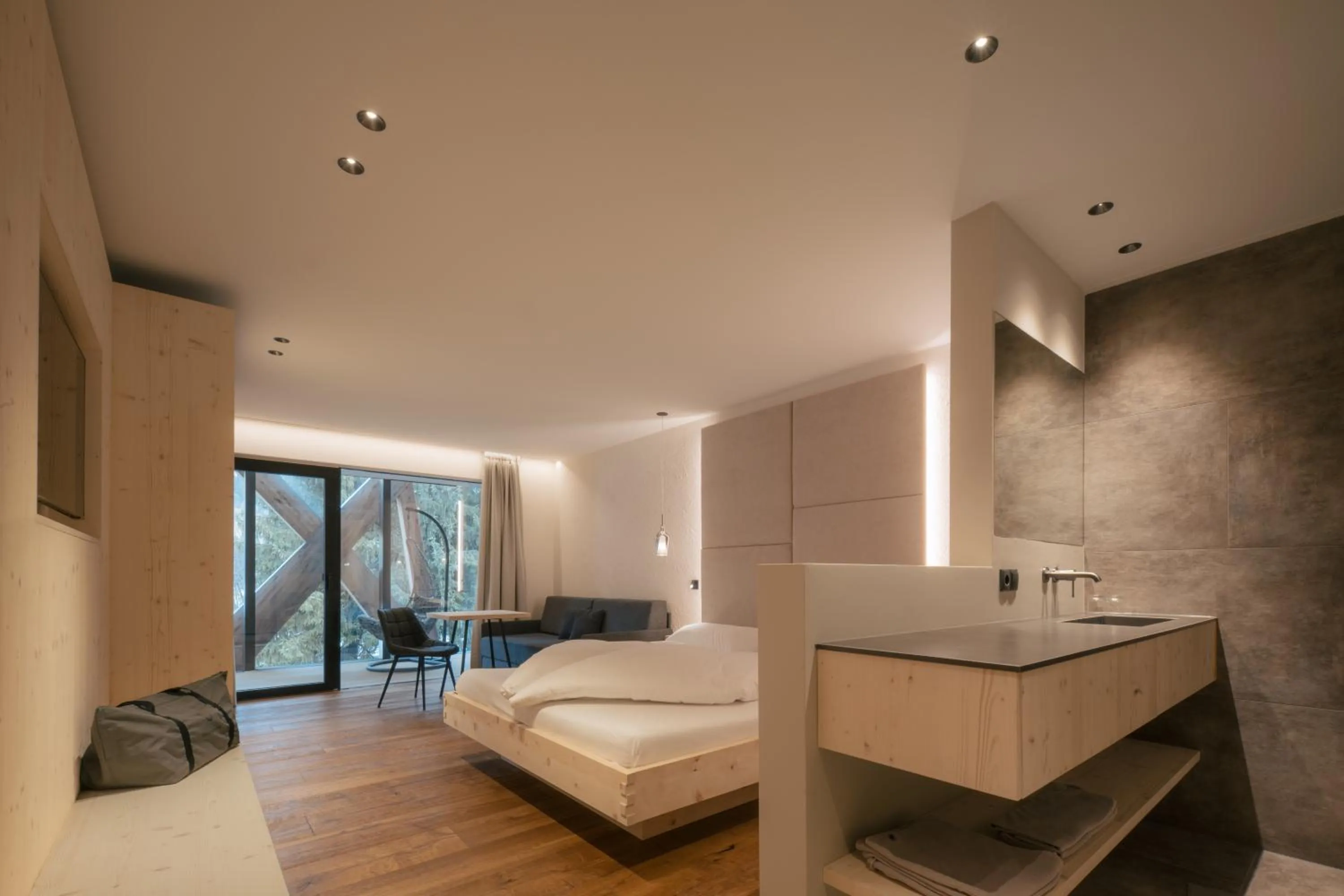 Bed in Hotel Ratschingserhof