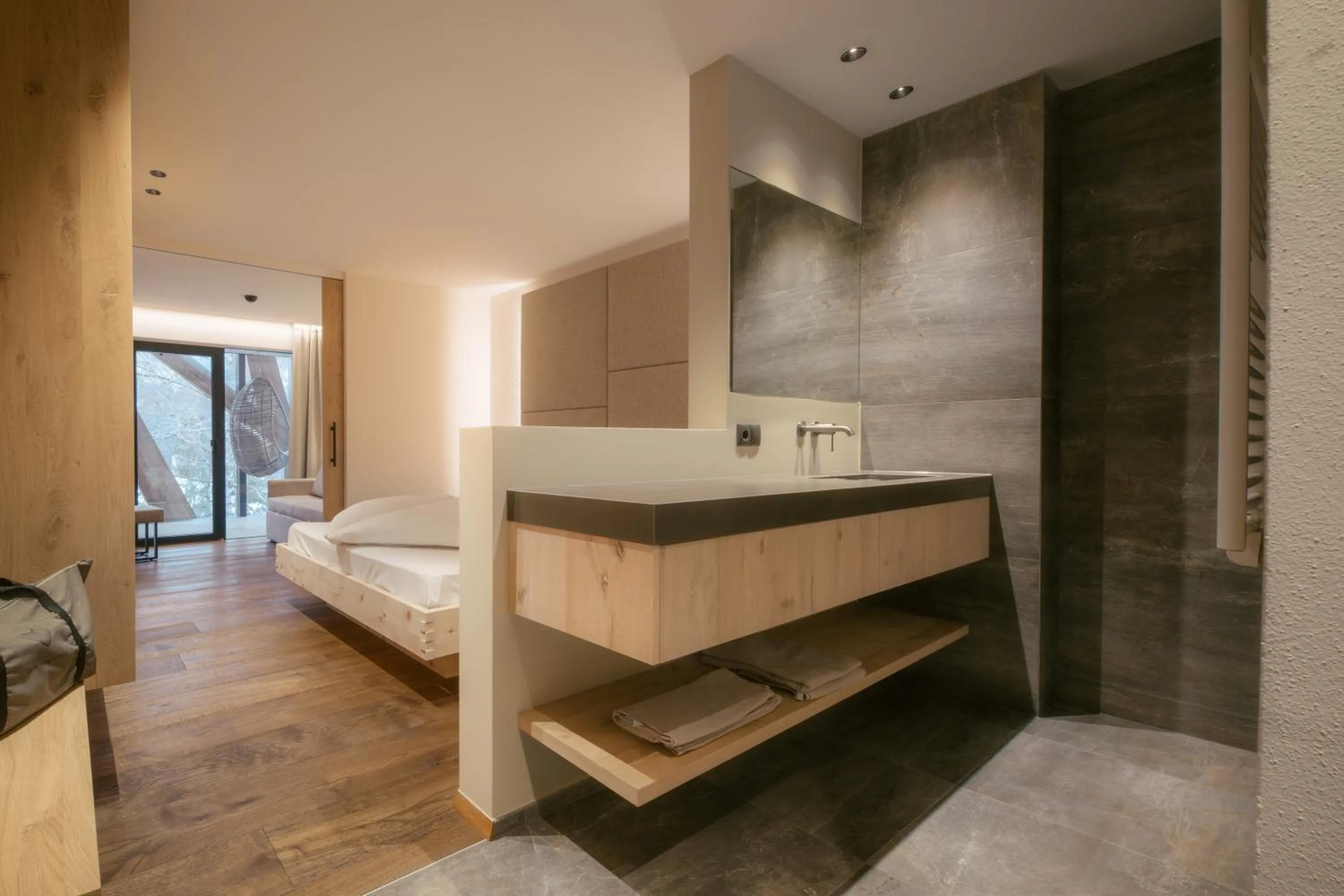 Bed in Hotel Ratschingserhof