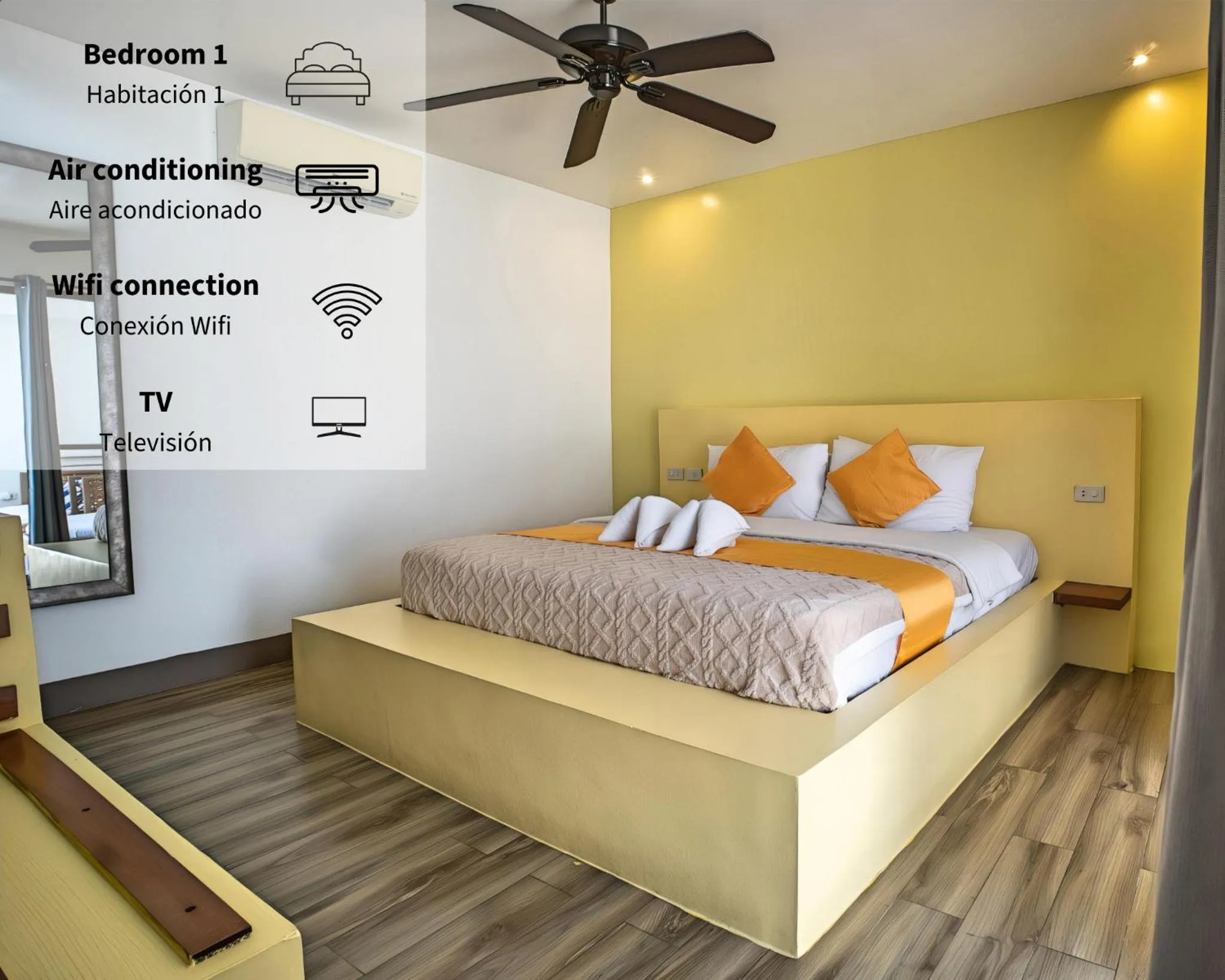 Bedroom, Bed in Bali Villas Panglao Bohol