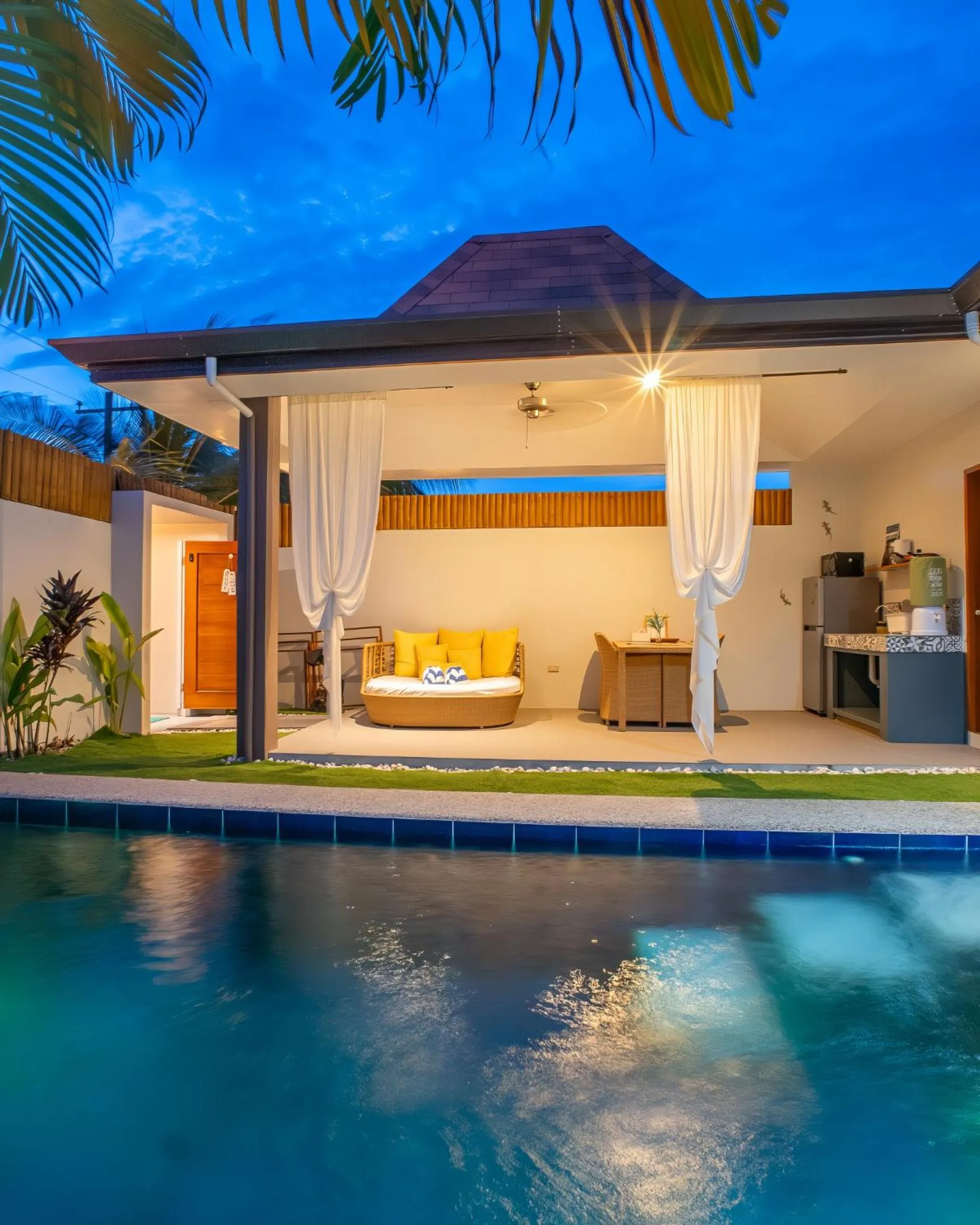Dining area in Bali Villas Panglao Bohol