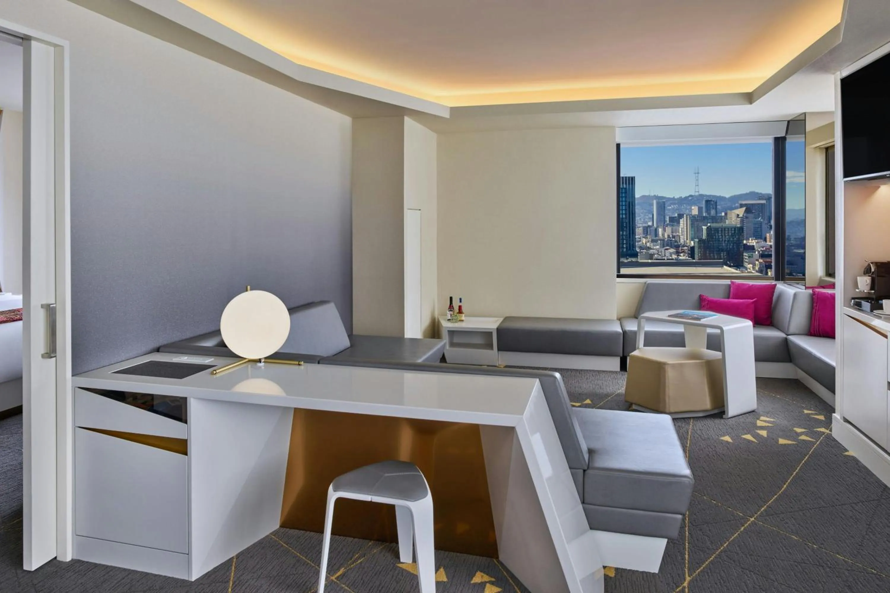 Living room in W San Francisco