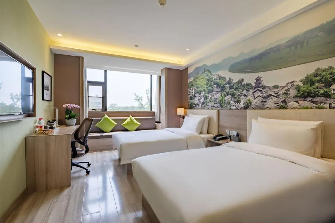 Bedroom in Atour Hotel Chengdu Wuhou Temple