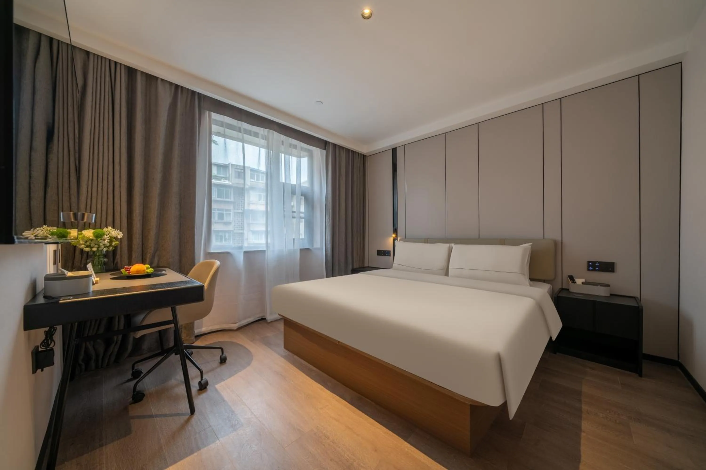 Bed in Atour Hotel Chengdu Wuhou Temple