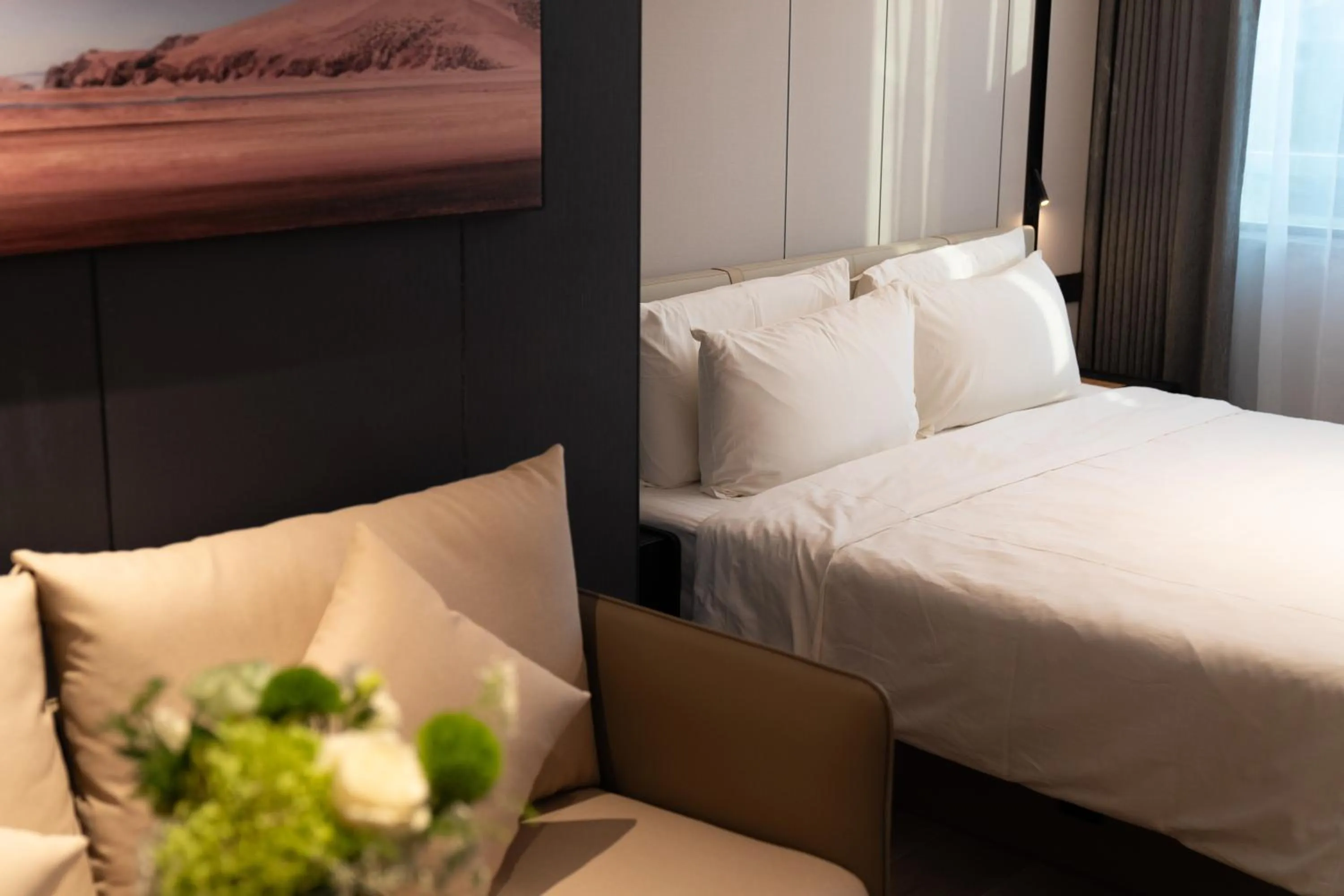 Bed in Atour Hotel Chengdu Wuhou Temple