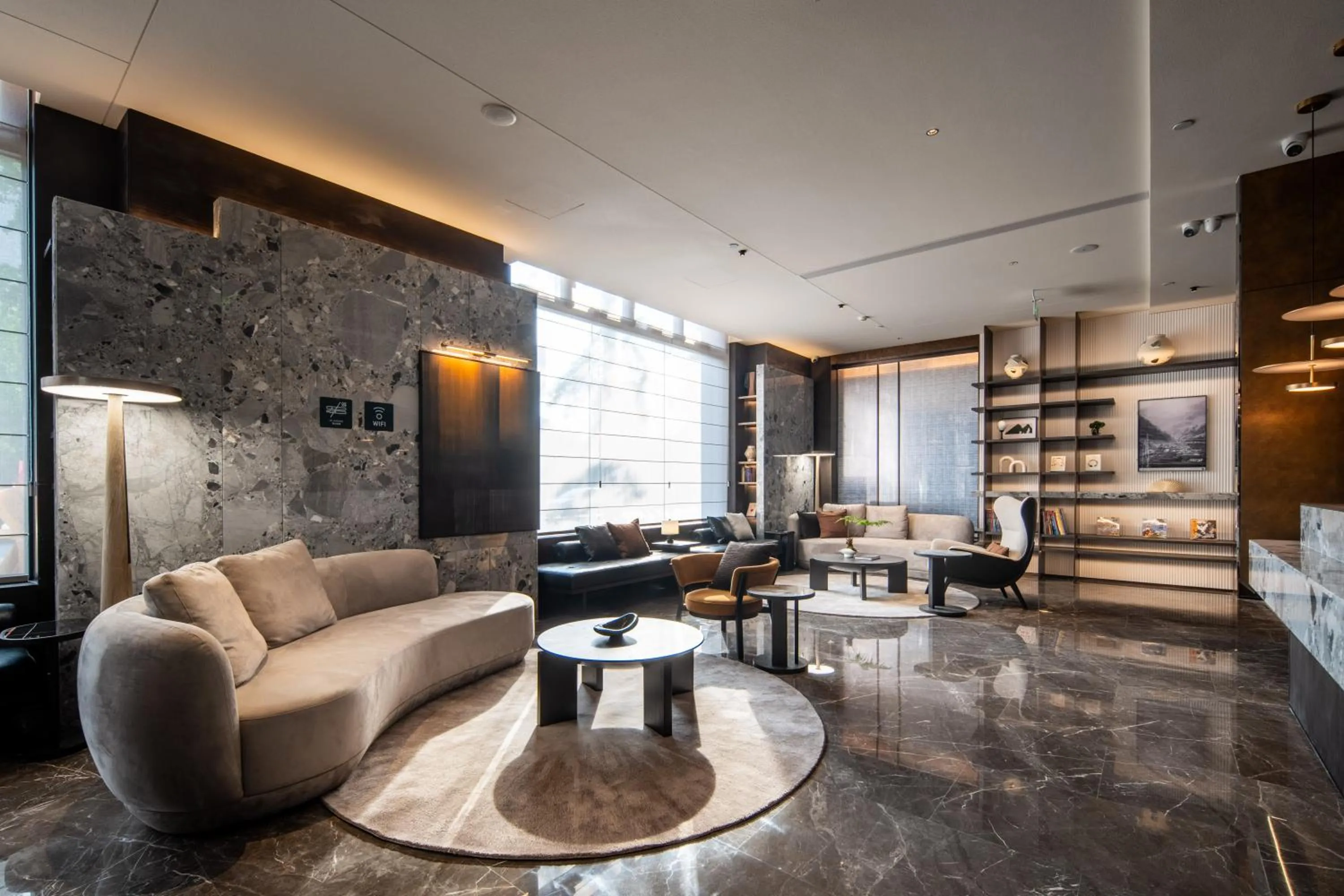 Seating area in Atour Hotel Chengdu Wuhou Temple