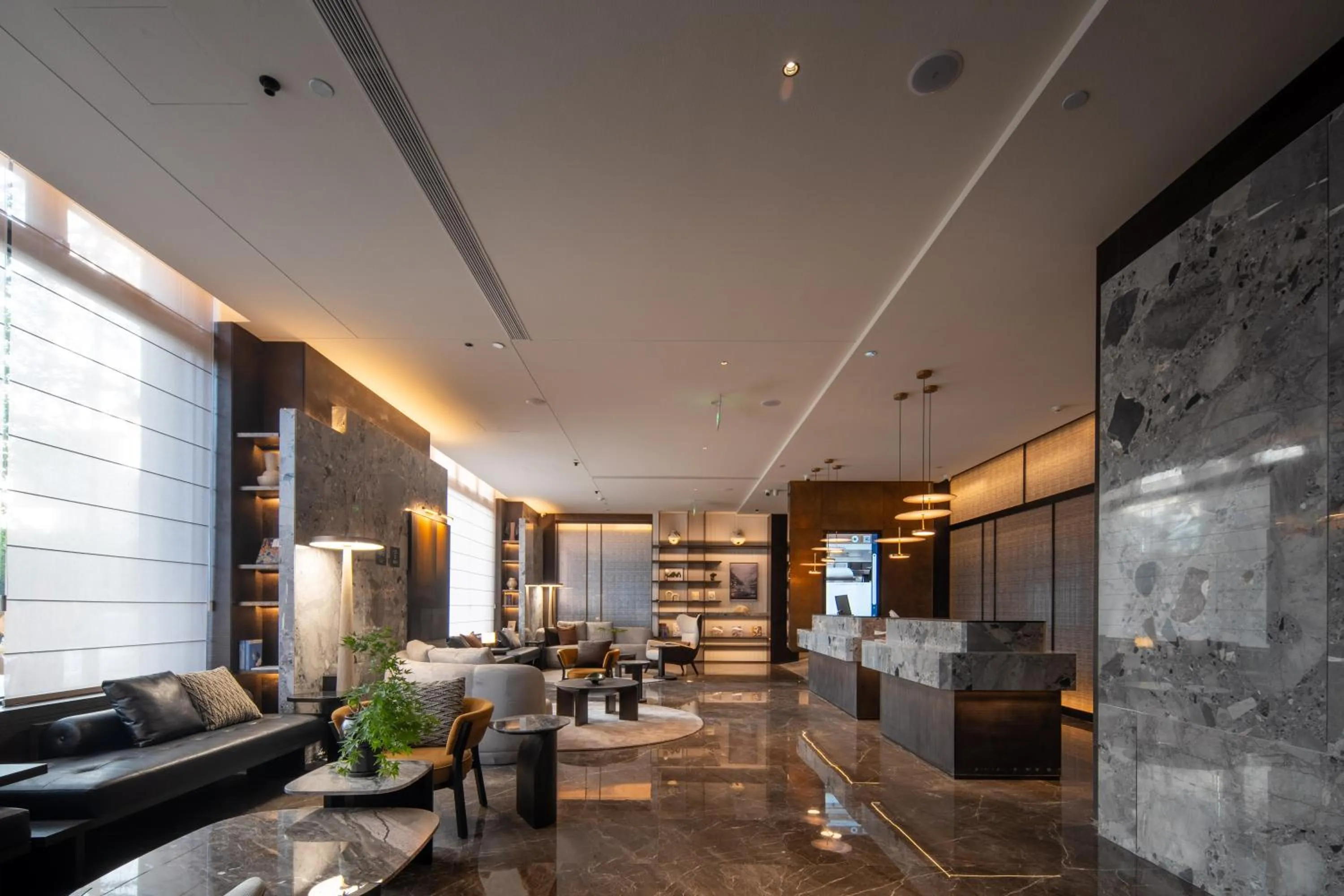 Seating area in Atour Hotel Chengdu Wuhou Temple