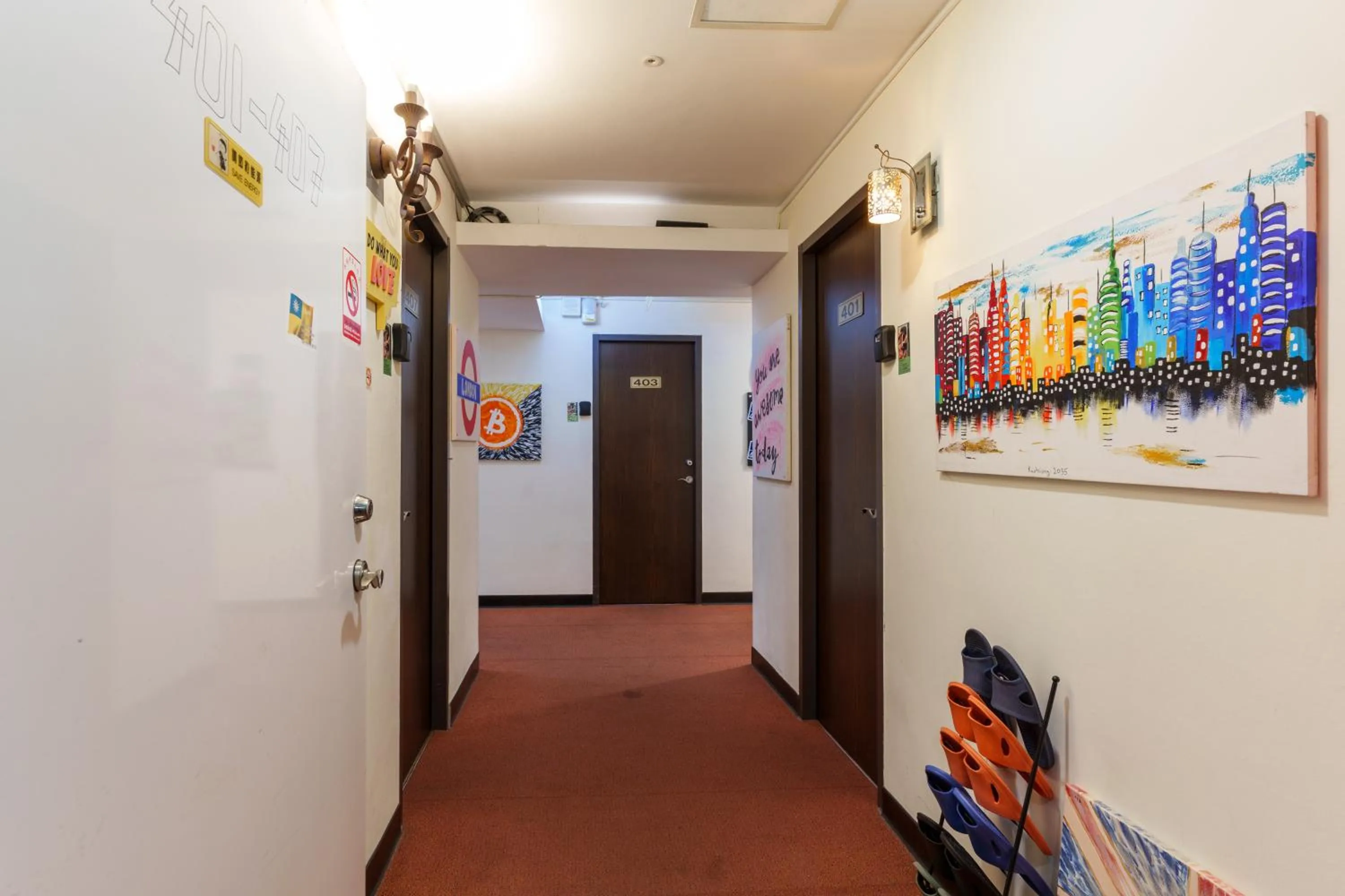 Living room in Love River Inn 愛河日央