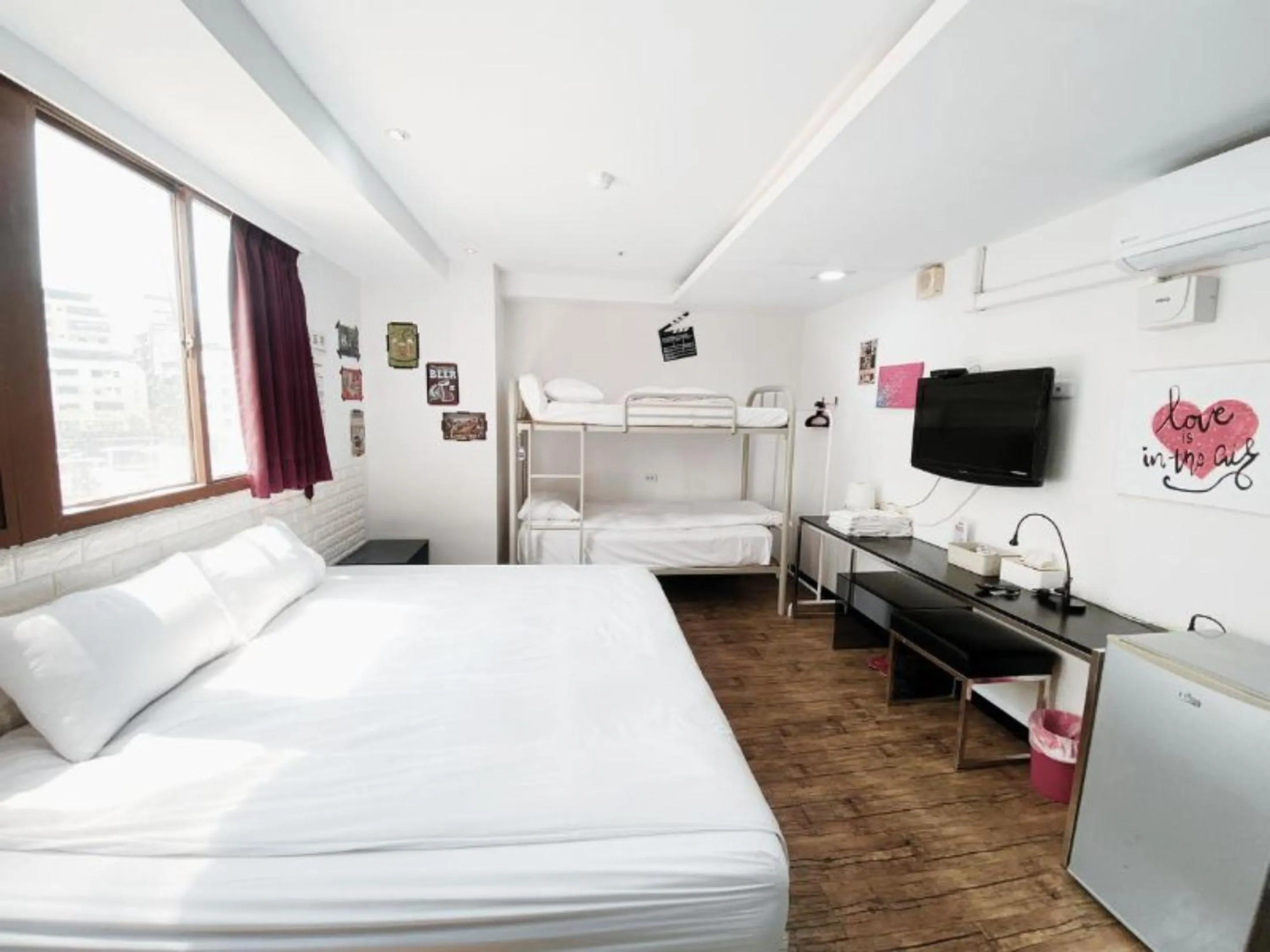 Bed in Love River Inn 愛河日央