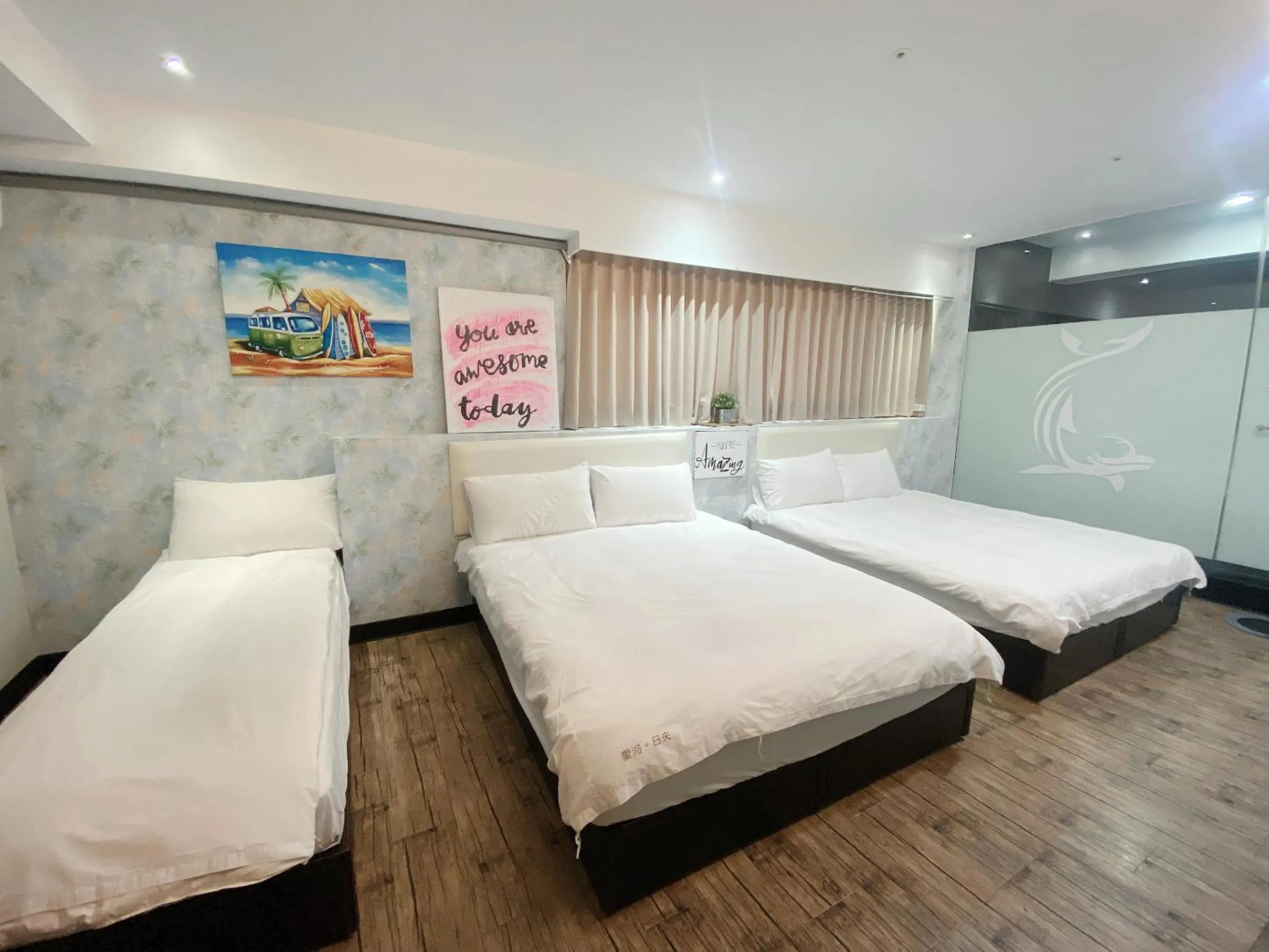Bed in Love River Inn 愛河日央