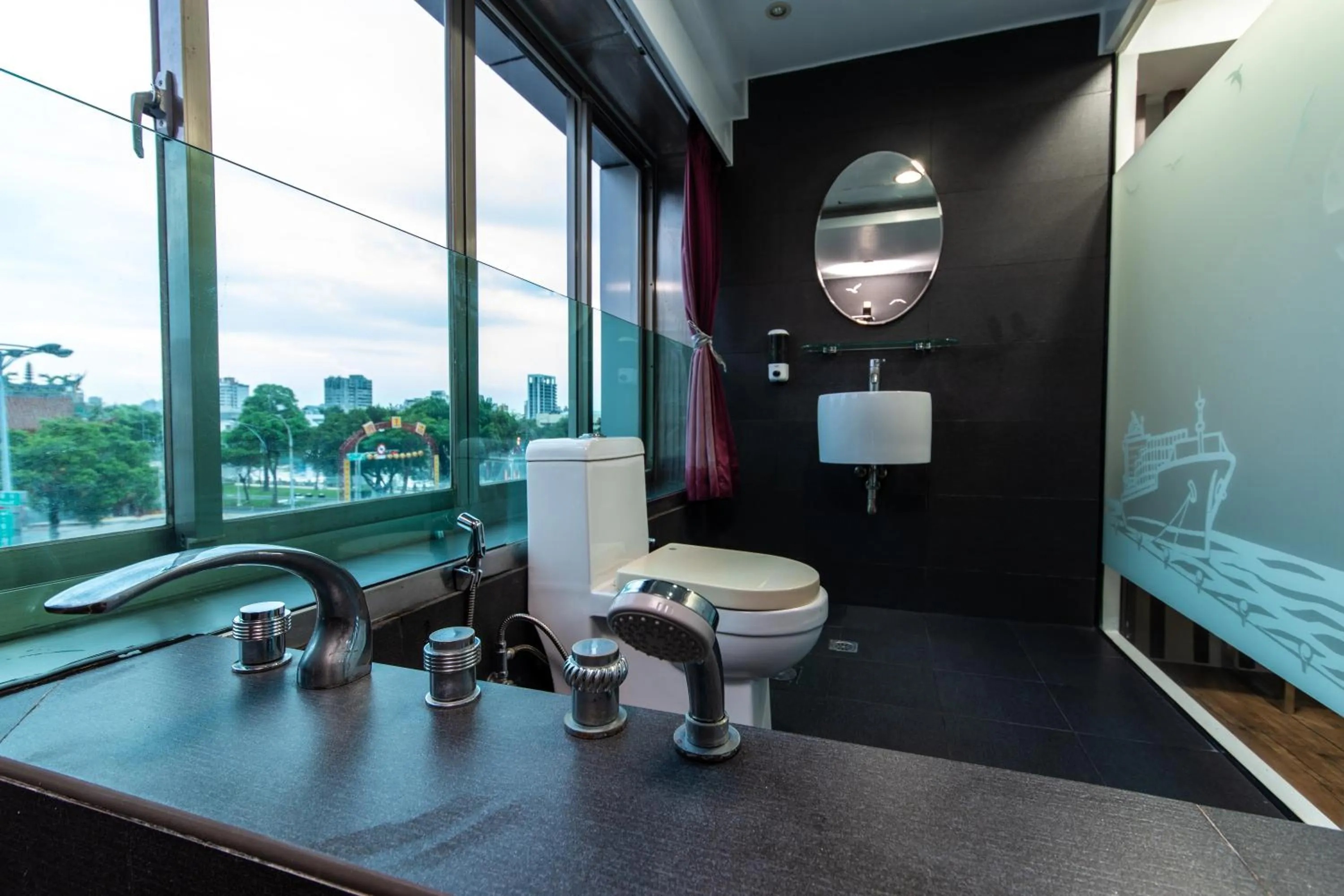 Toilet in Love River Inn 愛河日央