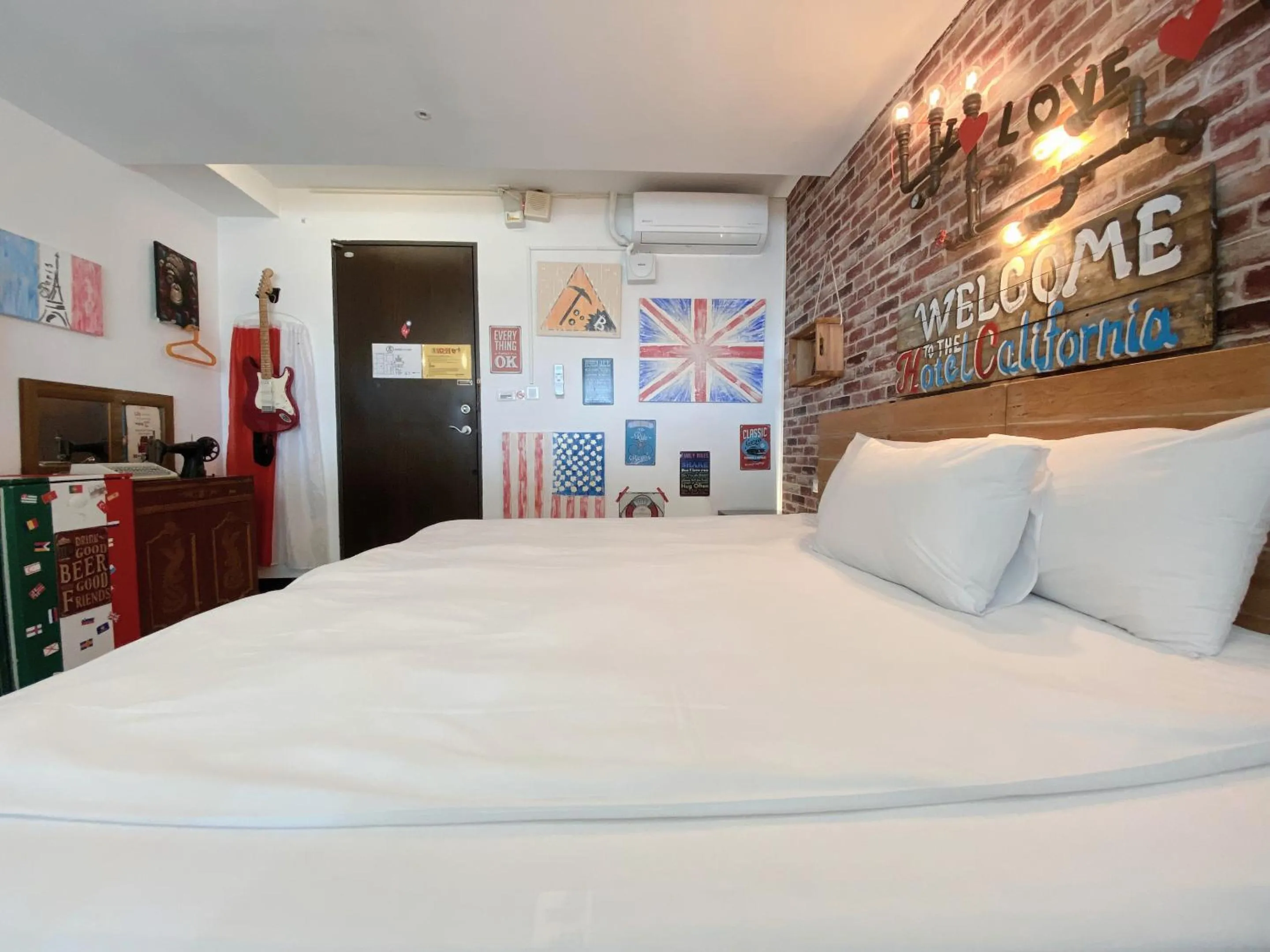 Bed in Love River Inn 愛河日央