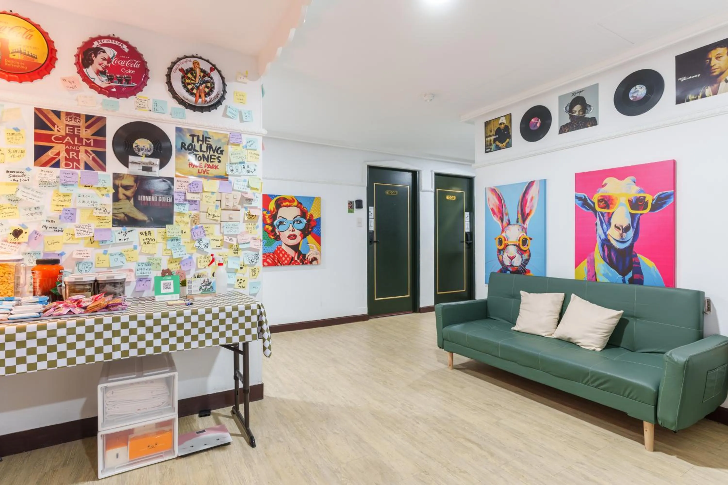 Living room in Love River Inn 愛河日央