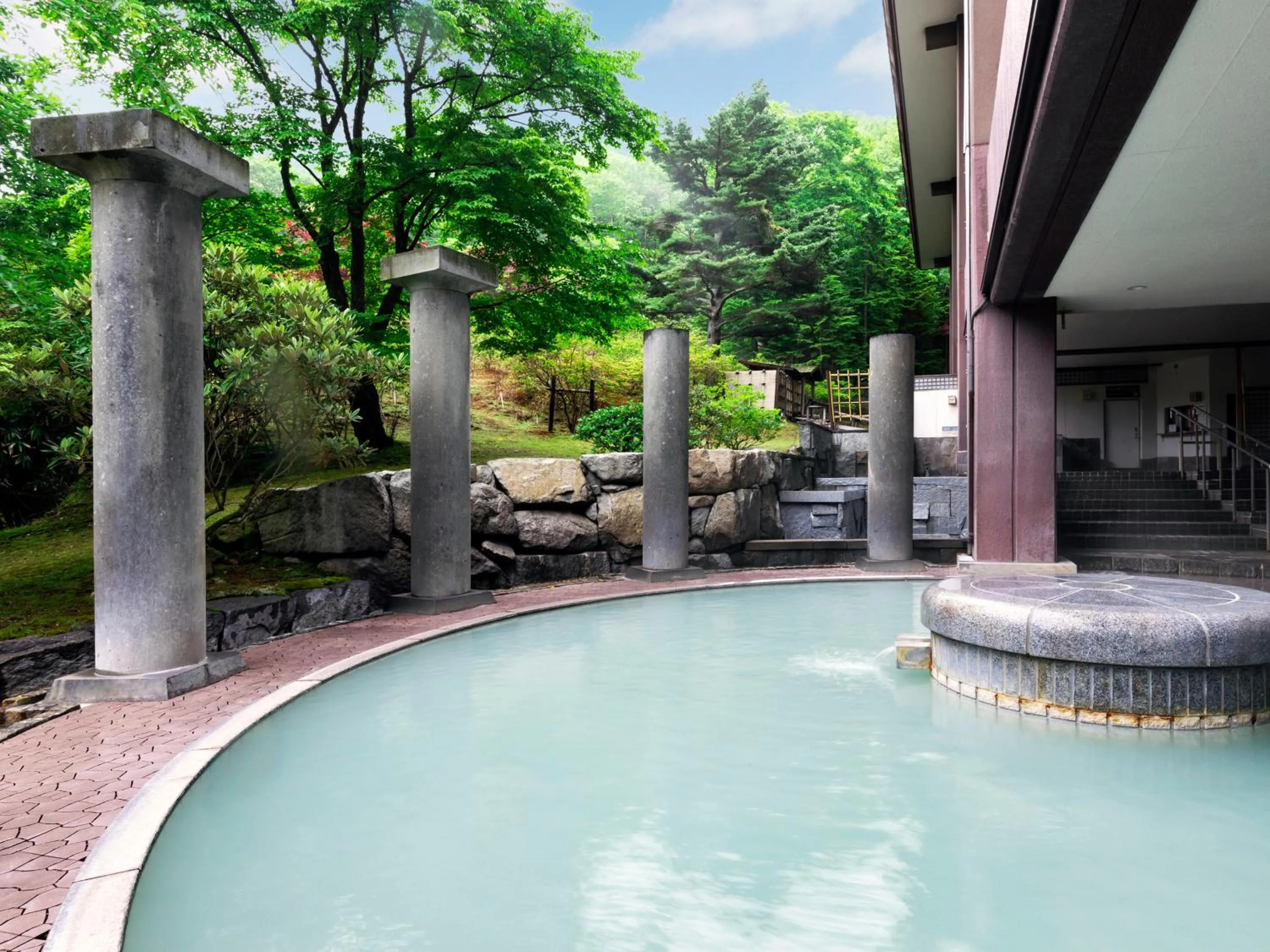 Hot Spring Bath in Dai-ichi Takimotokan