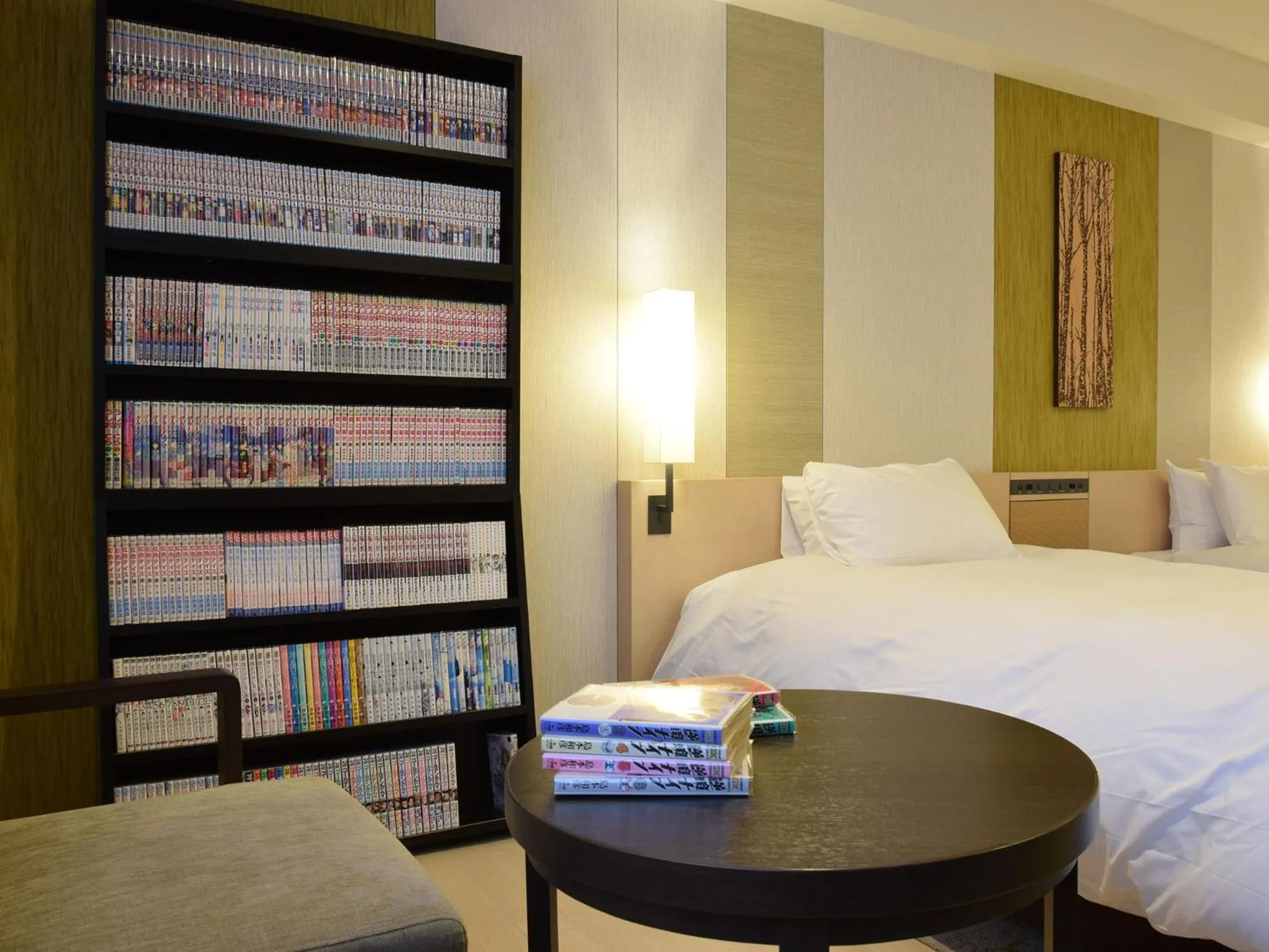 Photo of the whole room, Bed in Dai-ichi Takimotokan