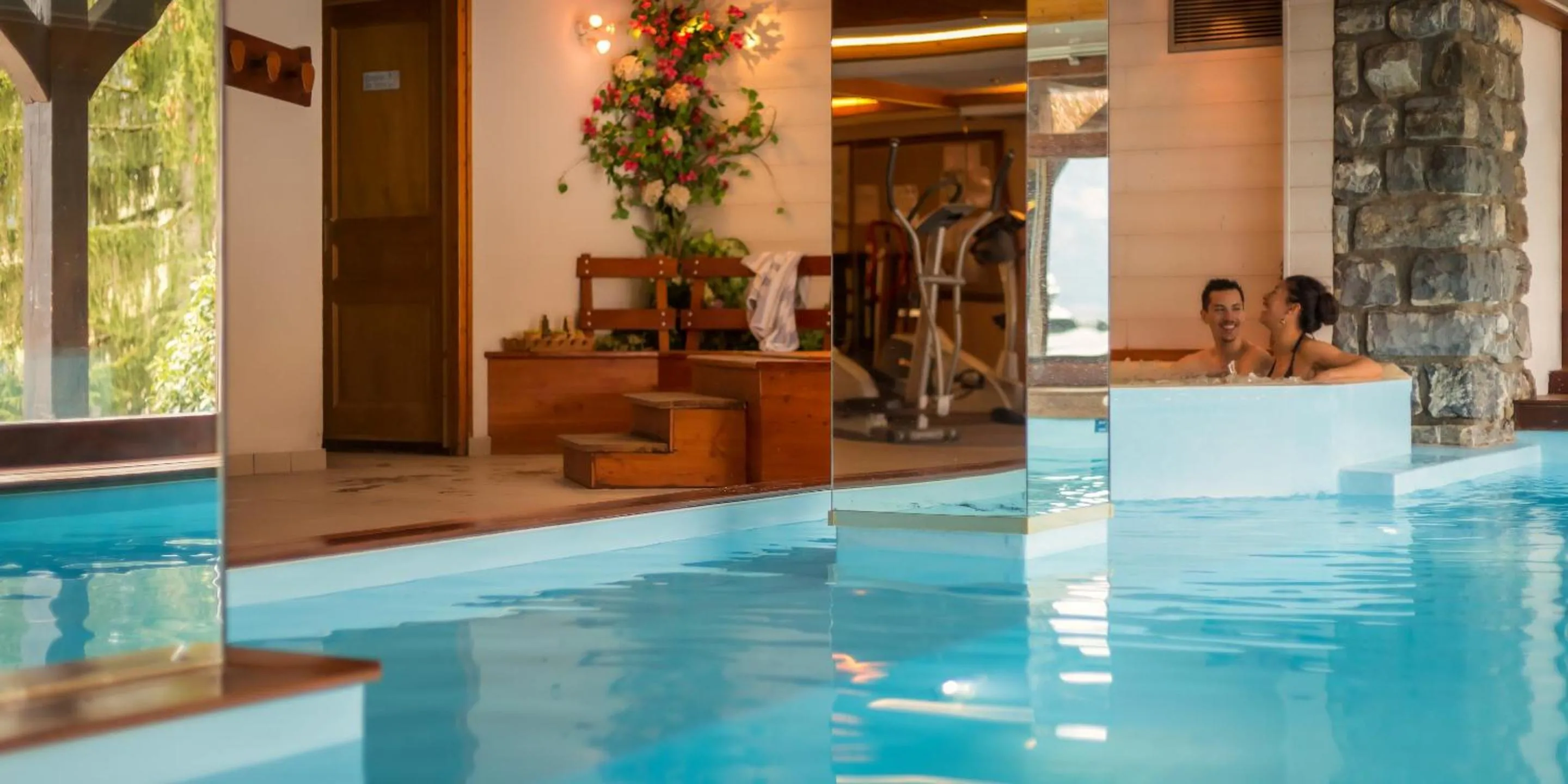 Swimming pool in Hotel & Spa Le Dahu