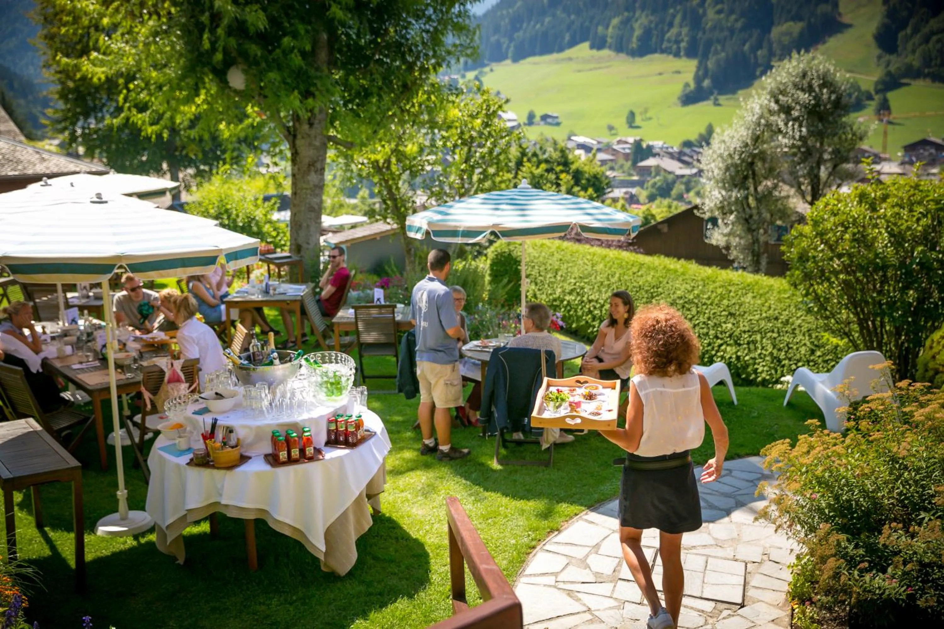 Garden in Hotel & Spa Le Dahu