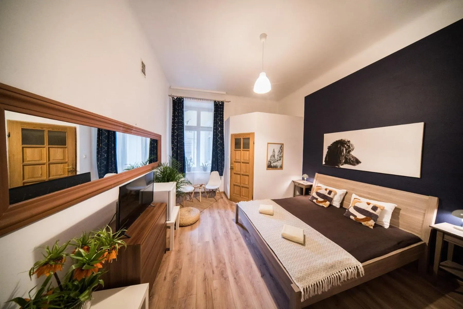 Bed in Roller Aparthotel