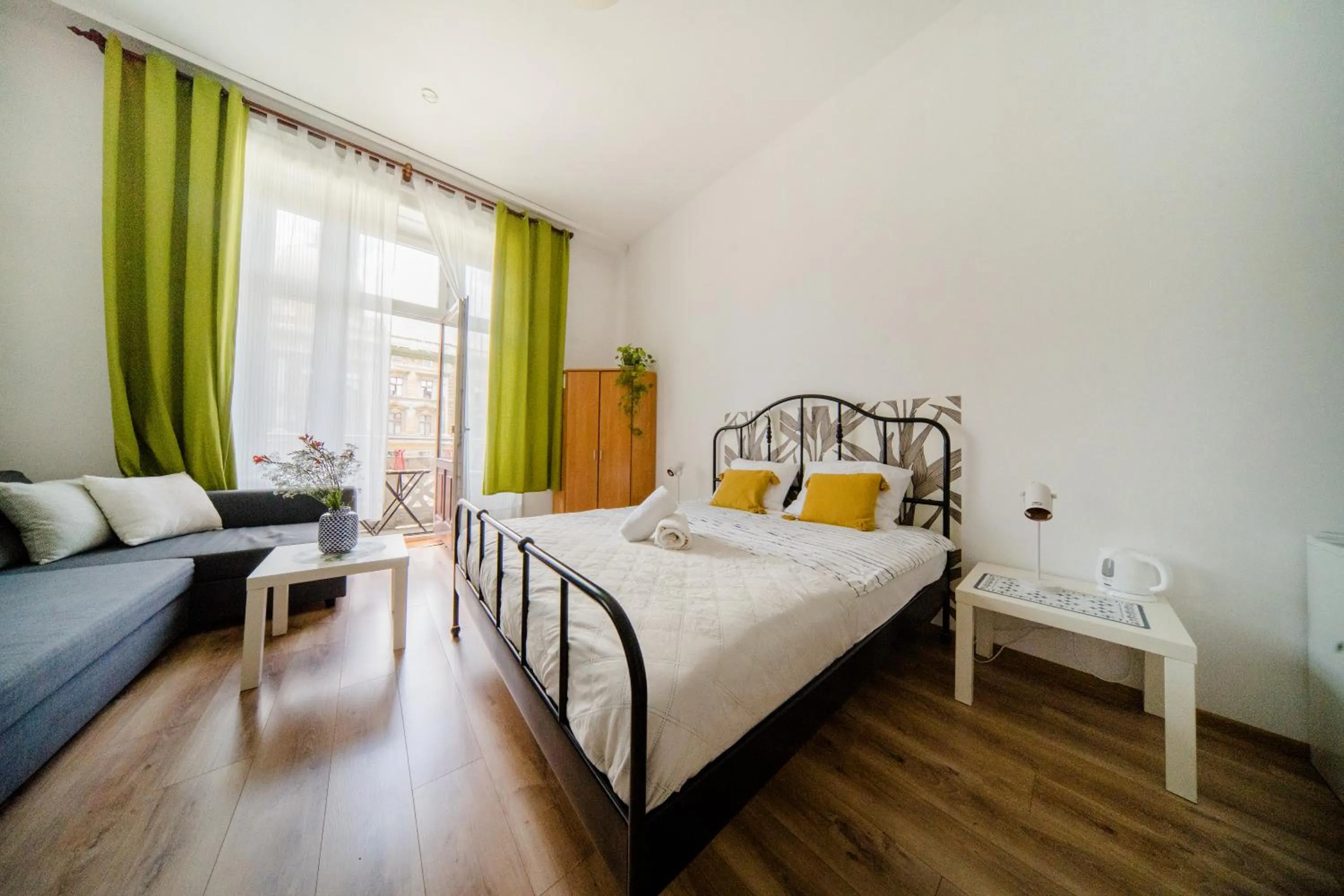 Bed in Roller Aparthotel