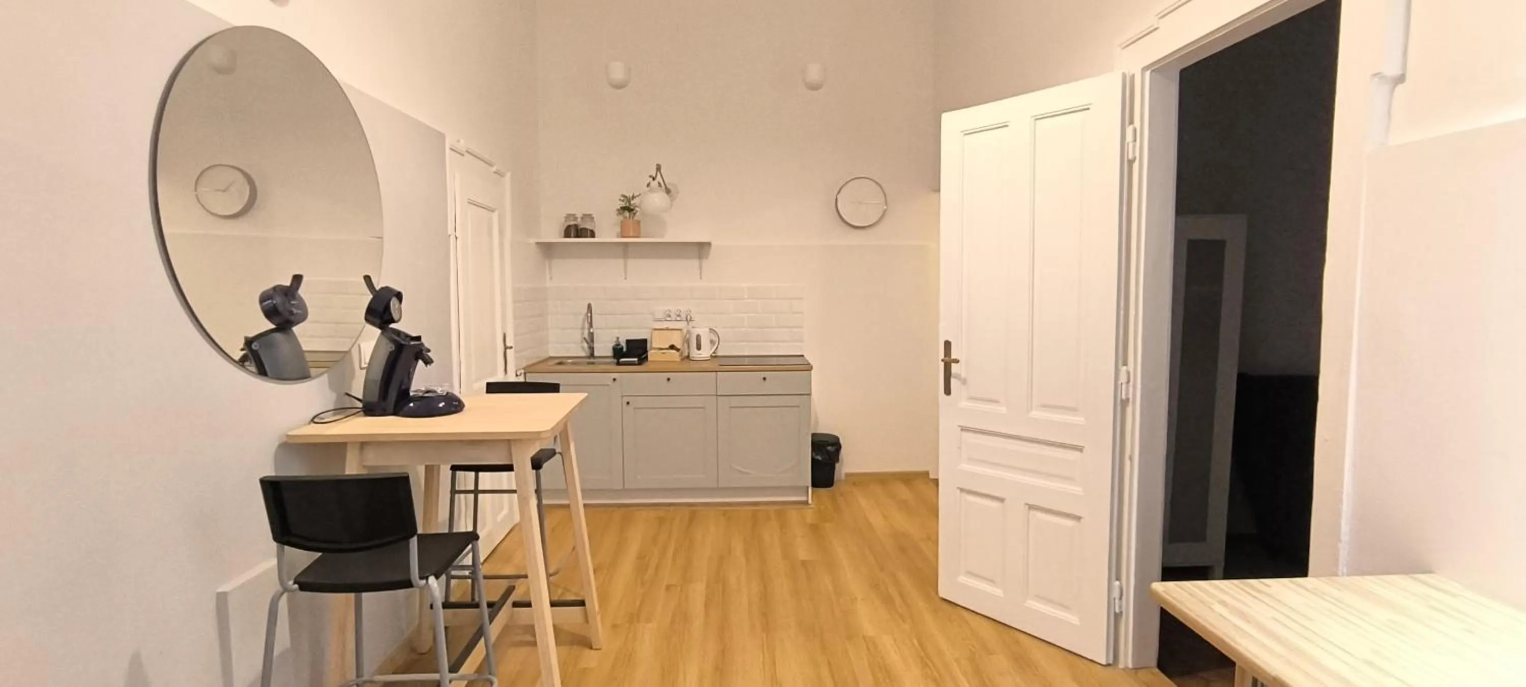 Kitchen or kitchenette in Roller Aparthotel