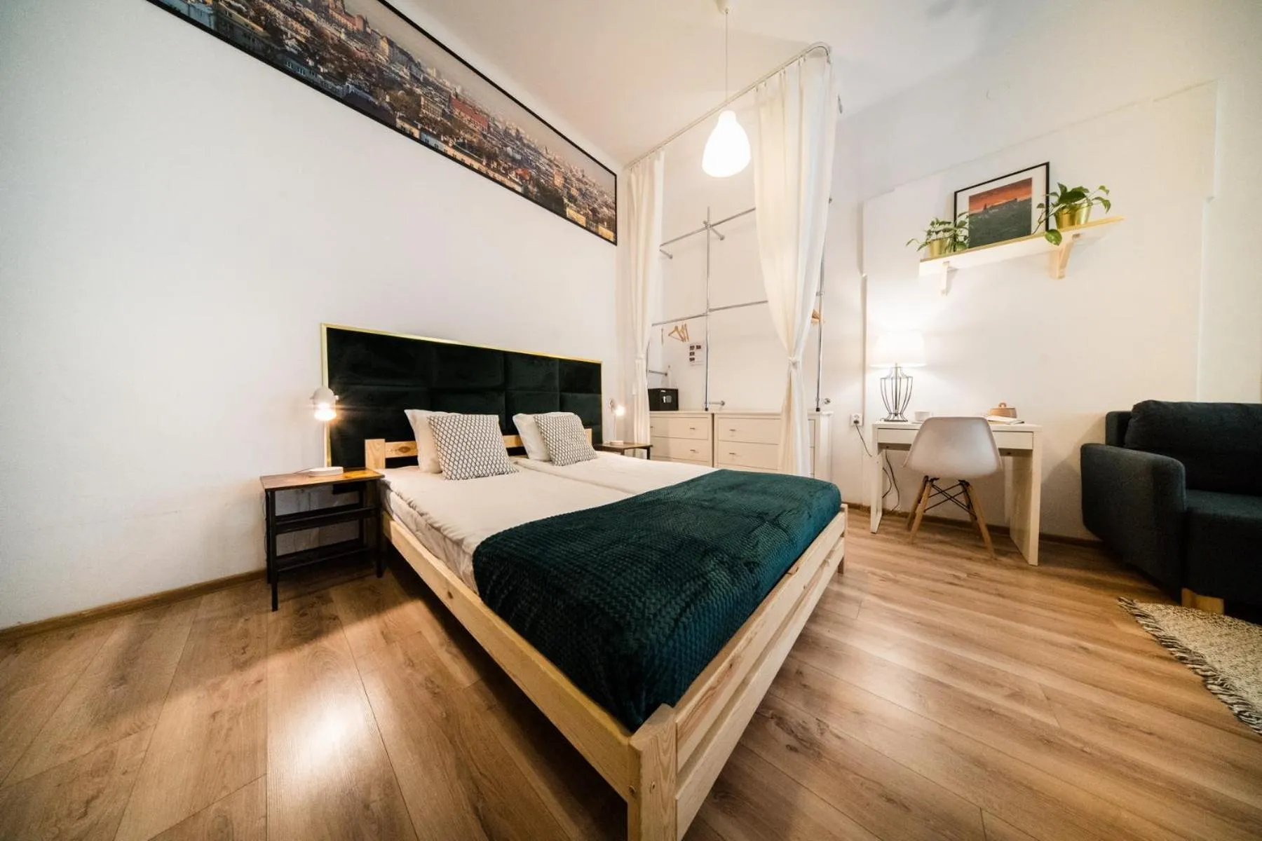 Bed in Roller Aparthotel