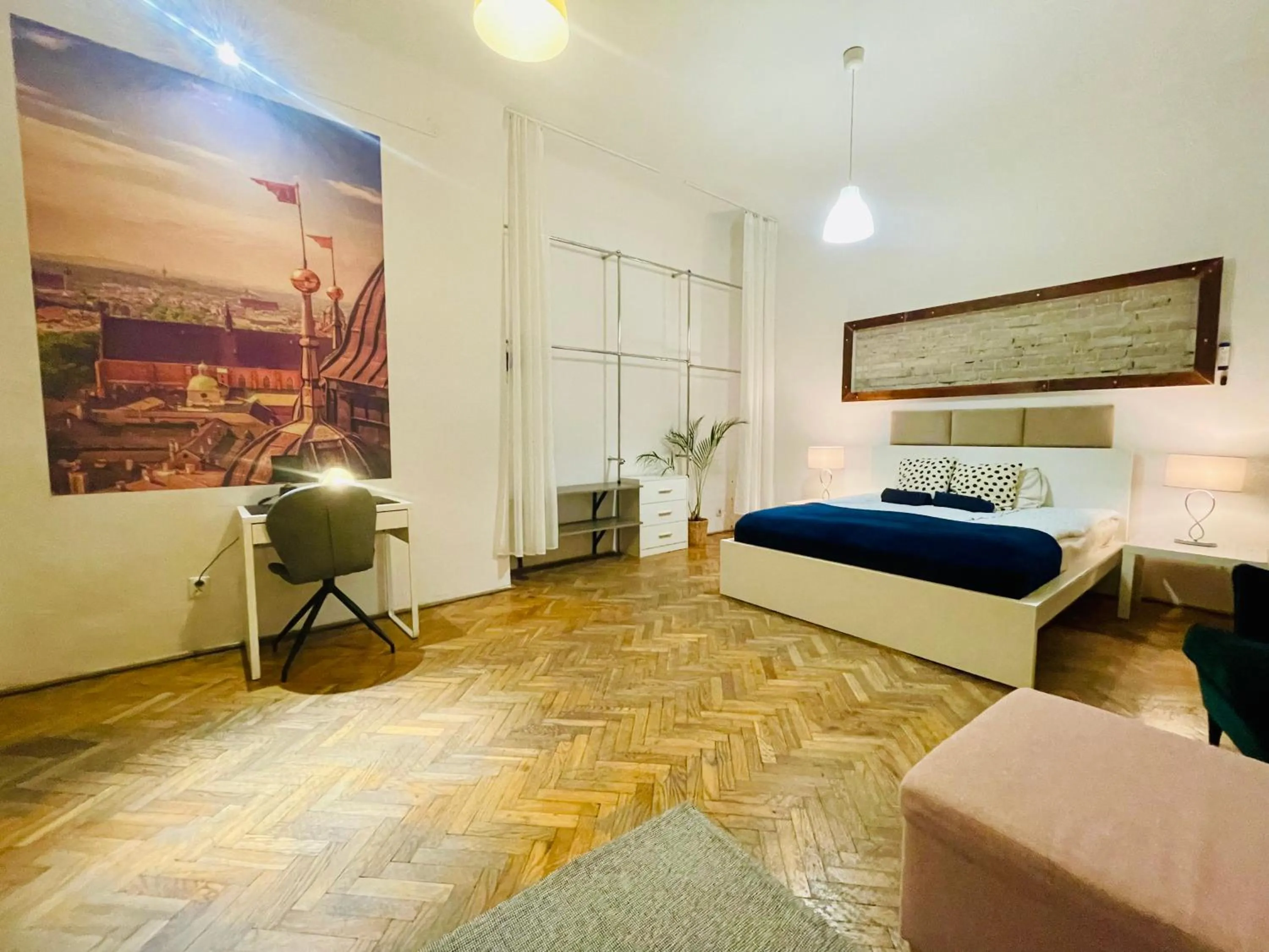 Bed in Roller Aparthotel