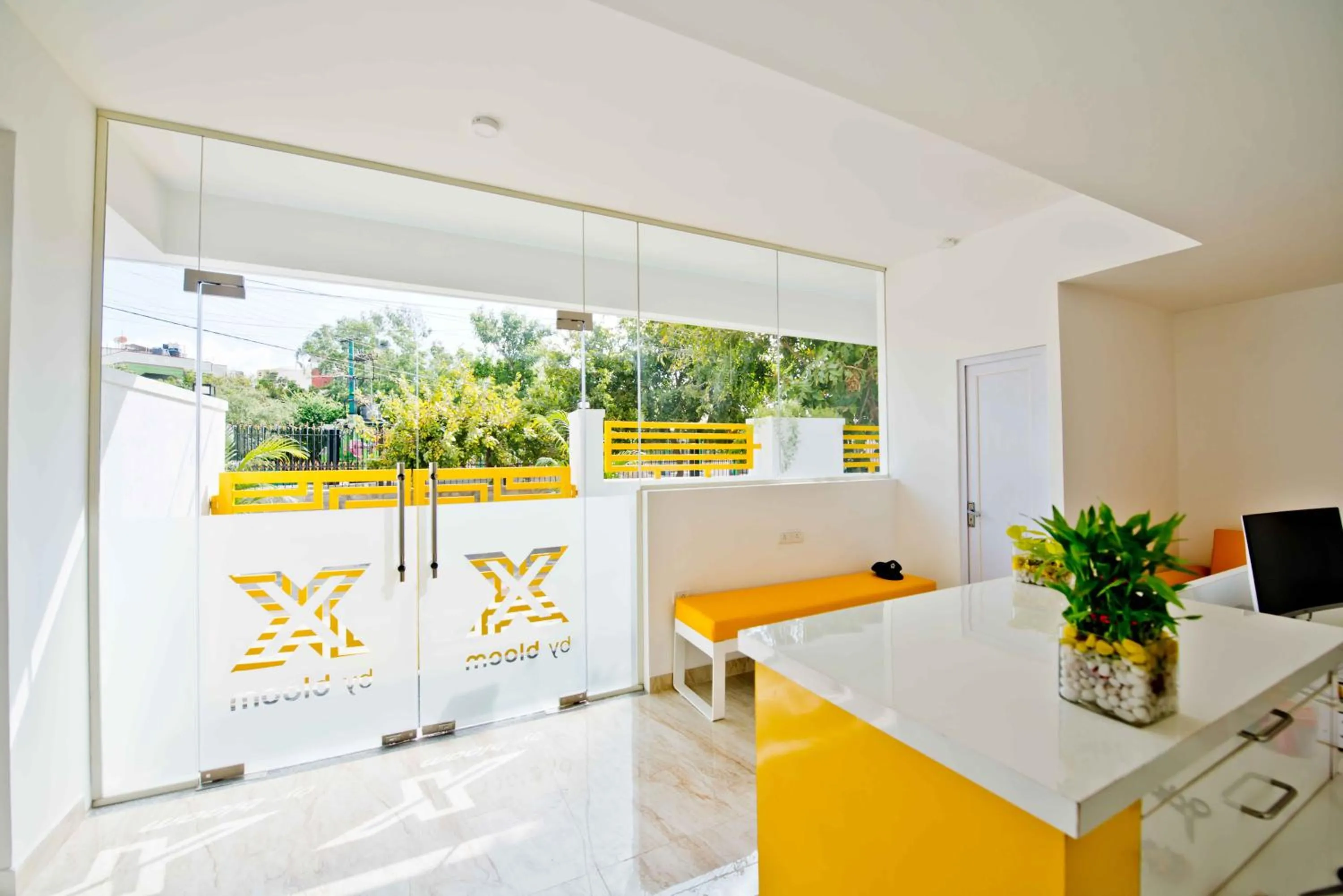 Lobby or reception in X by Bloom l Hebbal