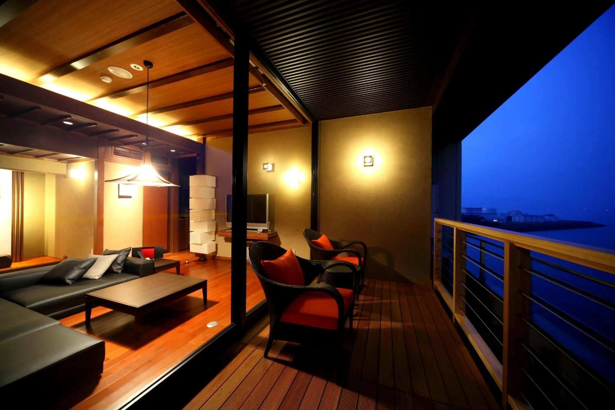 Balcony/Terrace in AMANE resort SEIKAI