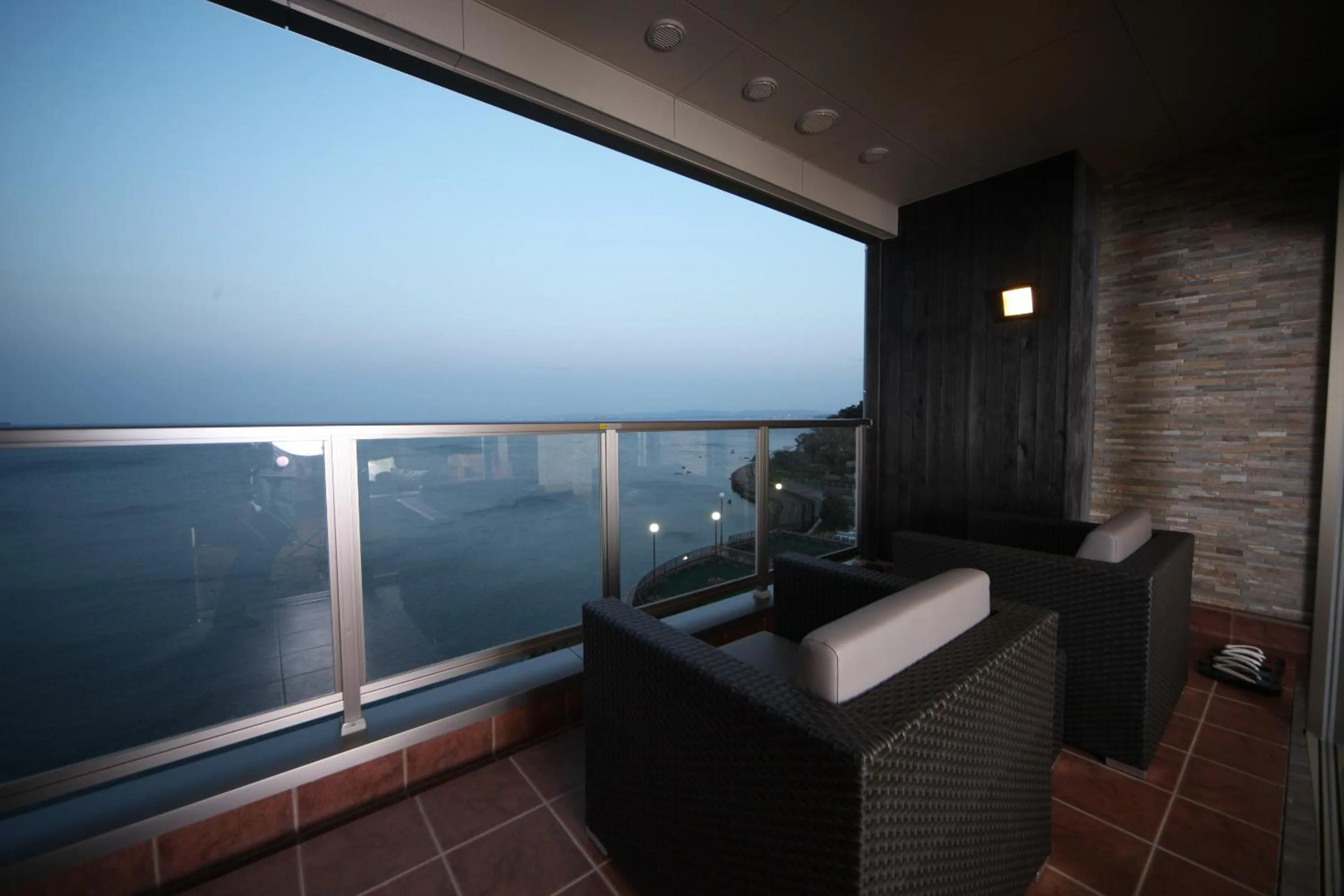 Balcony/Terrace in AMANE resort SEIKAI