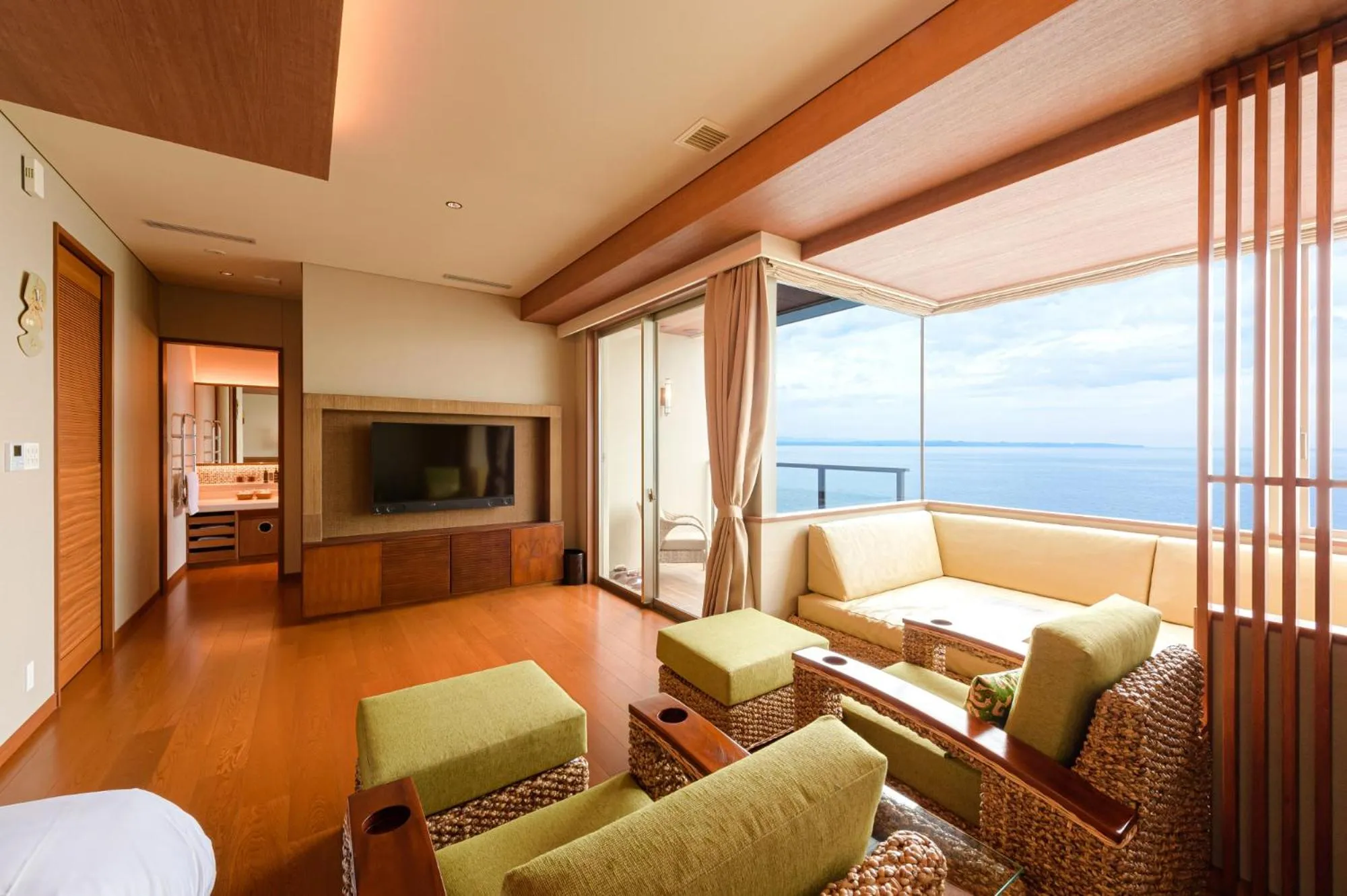 Dining area in AMANE resort SEIKAI