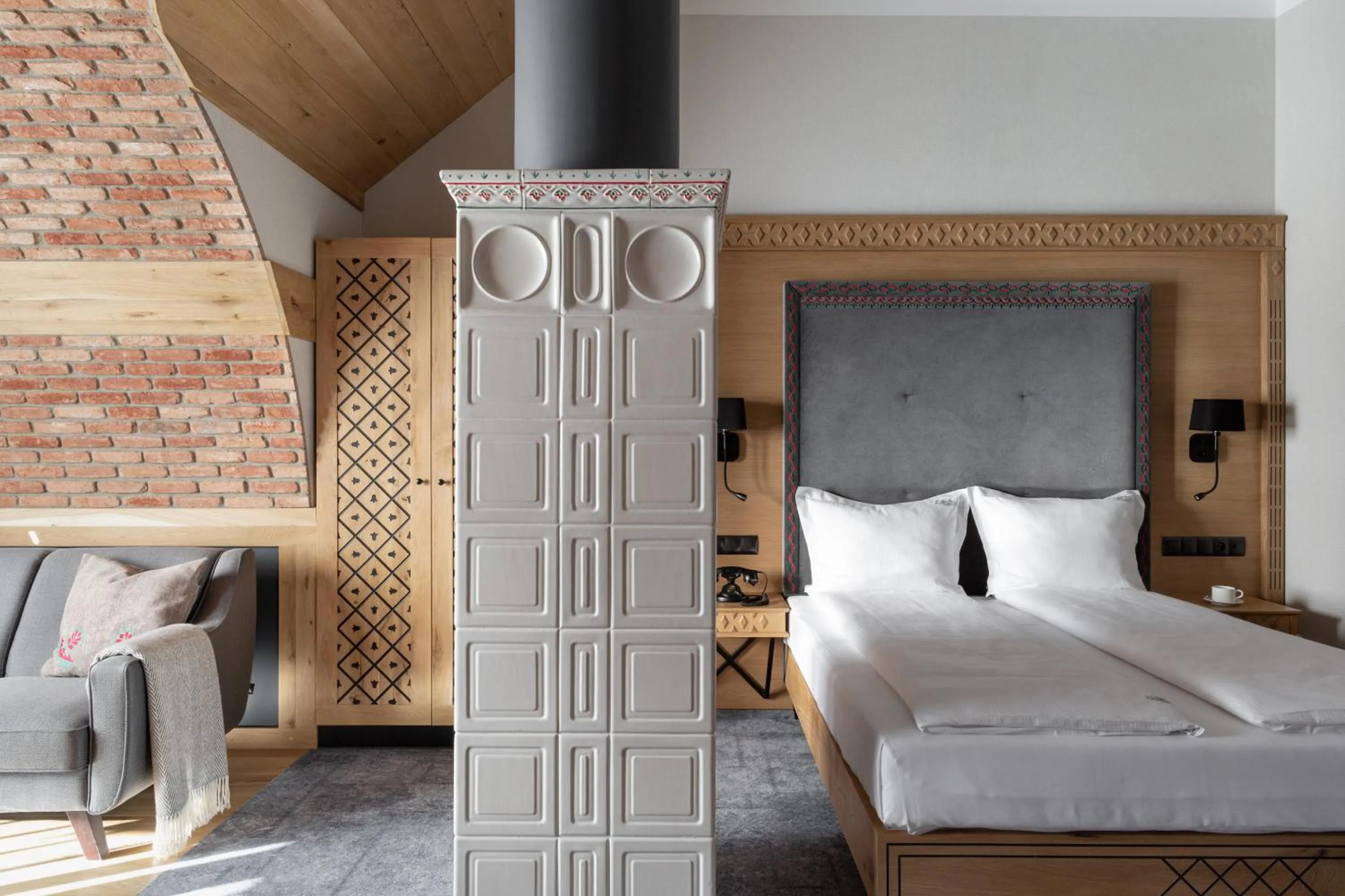 Bed in Aparthotel Cristina