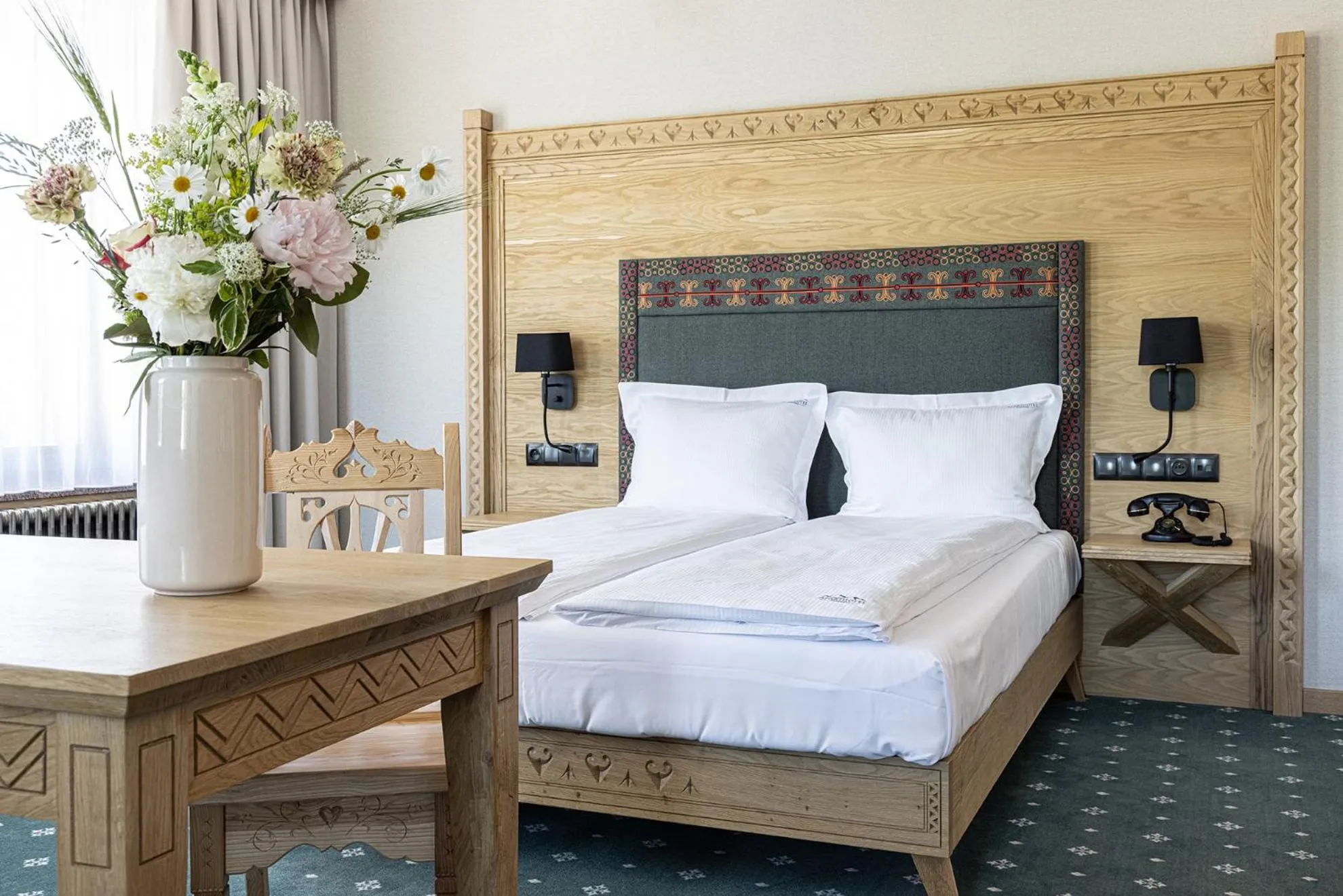 Bed in Aparthotel Cristina