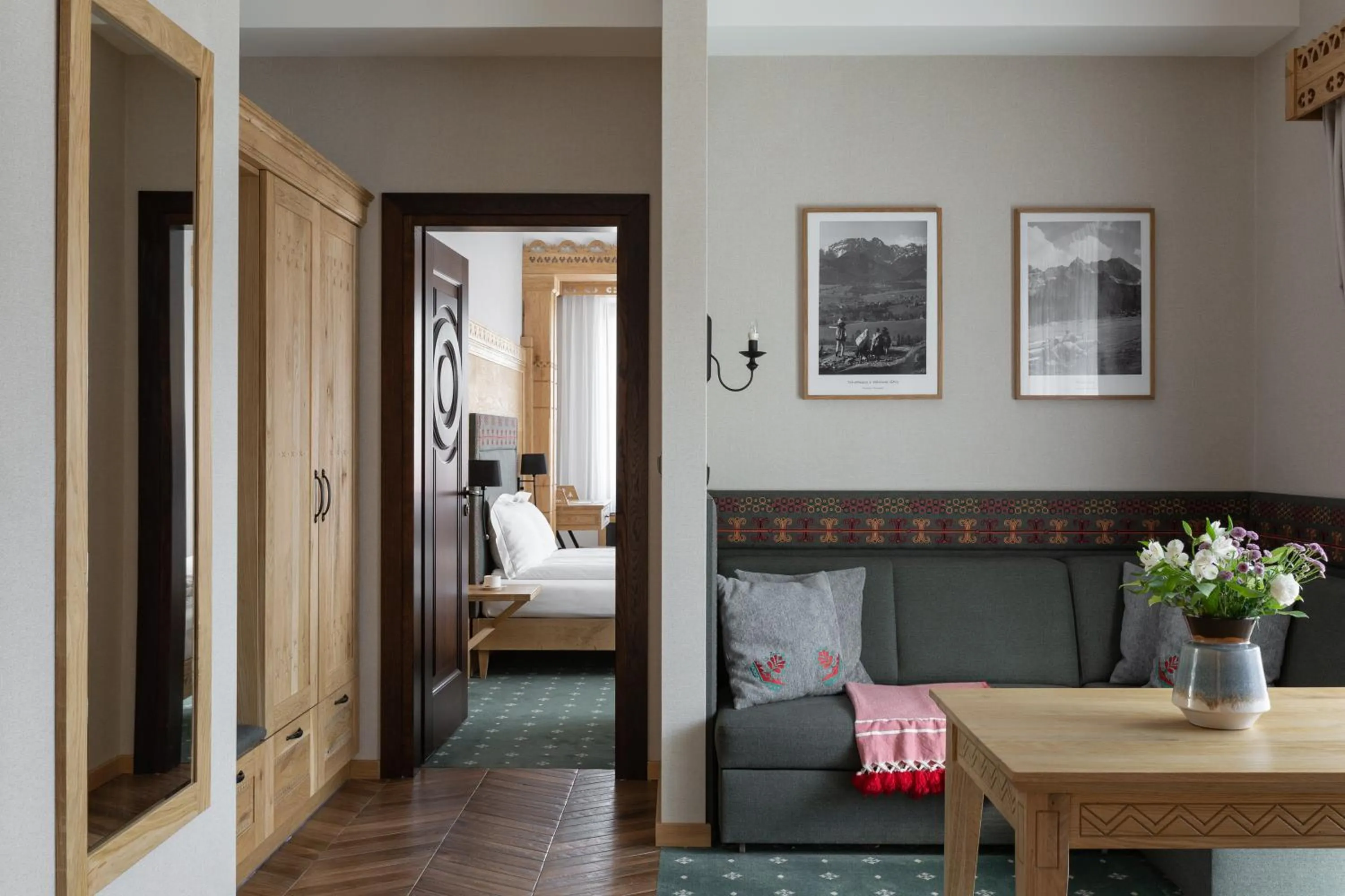 Bed in Aparthotel Cristina