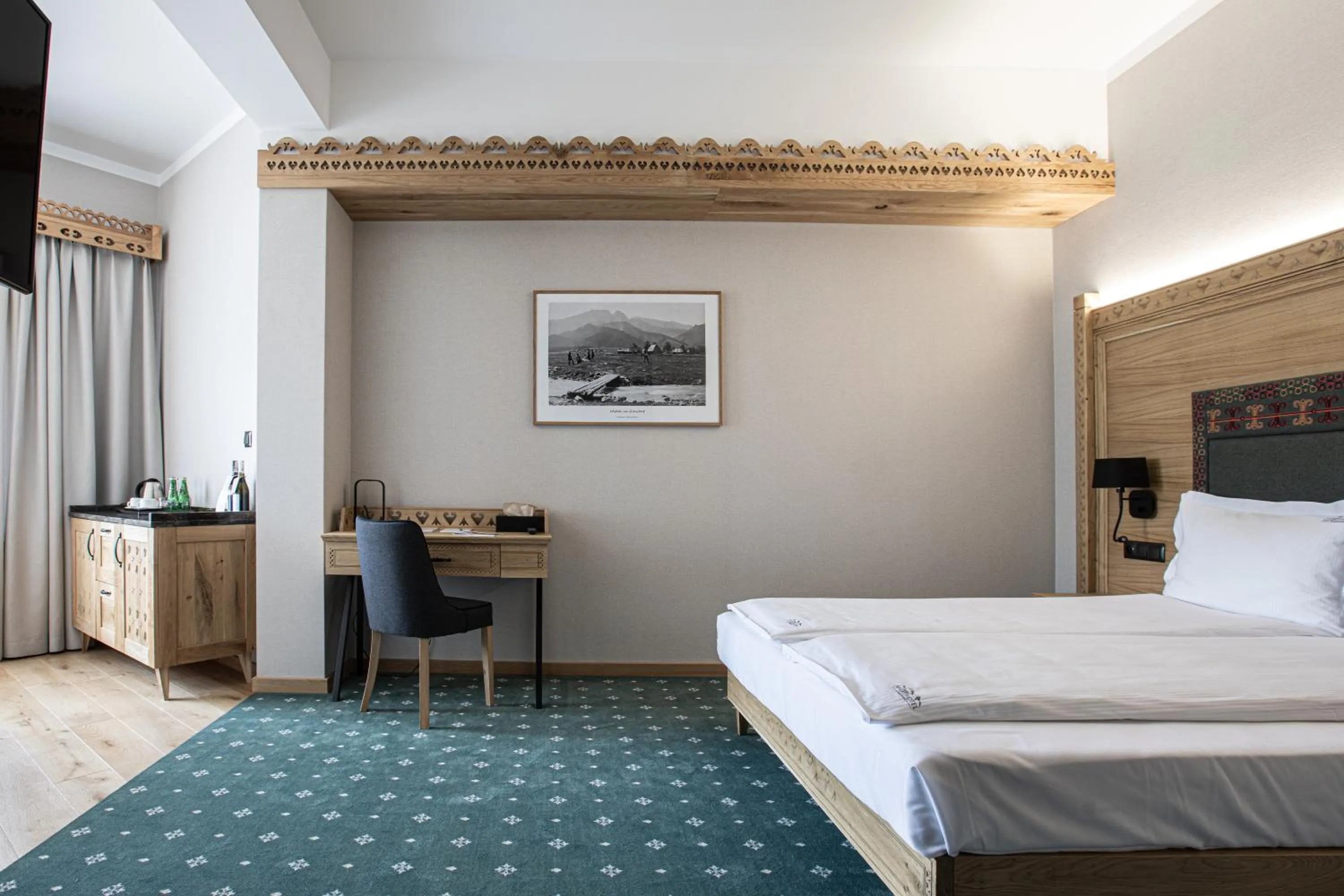 Bed in Aparthotel Cristina