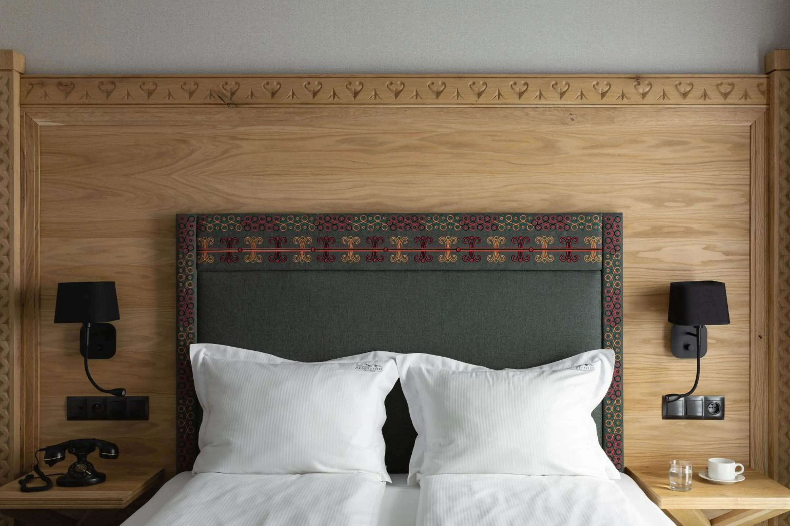 Bed in Aparthotel Cristina