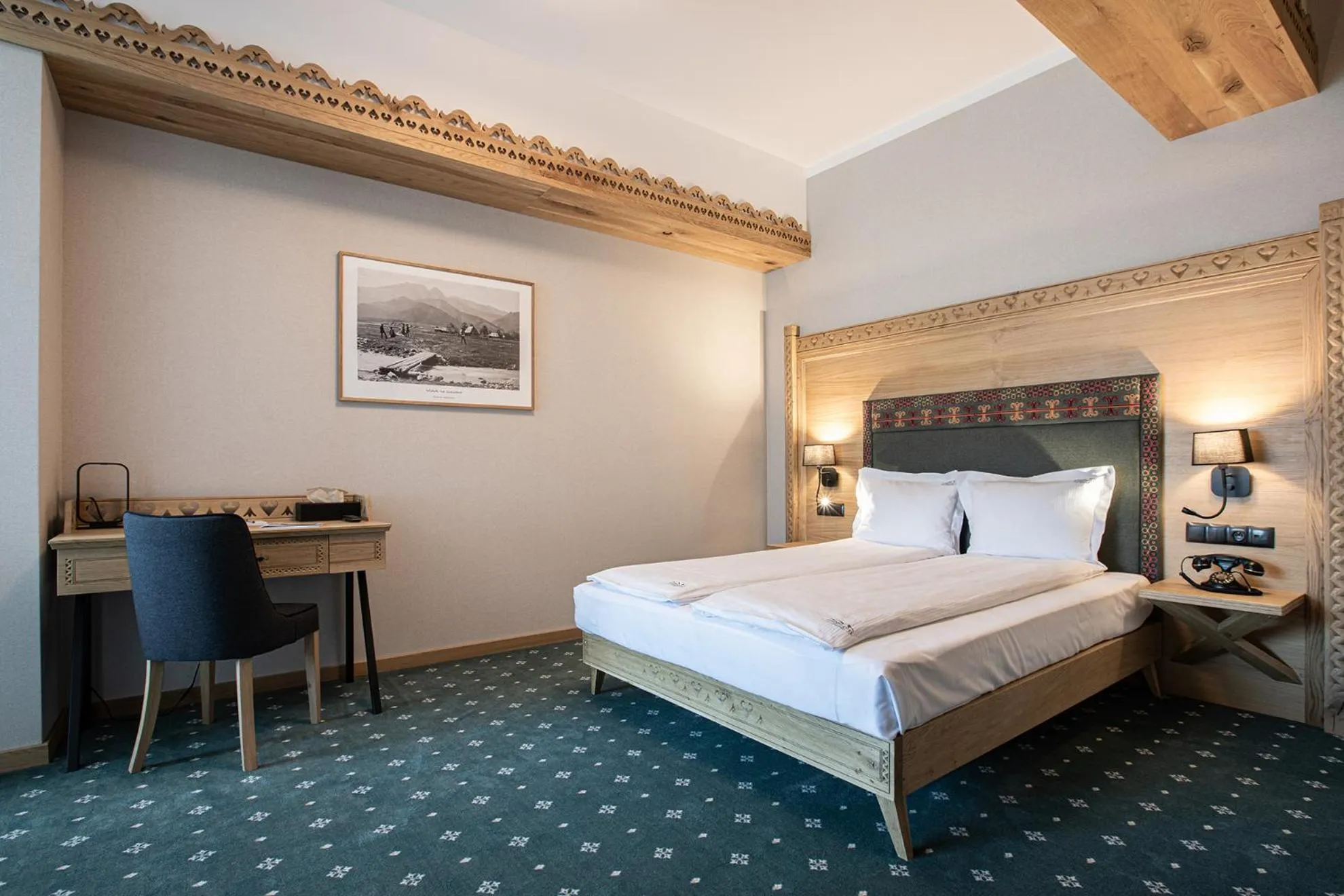 Bed in Aparthotel Cristina