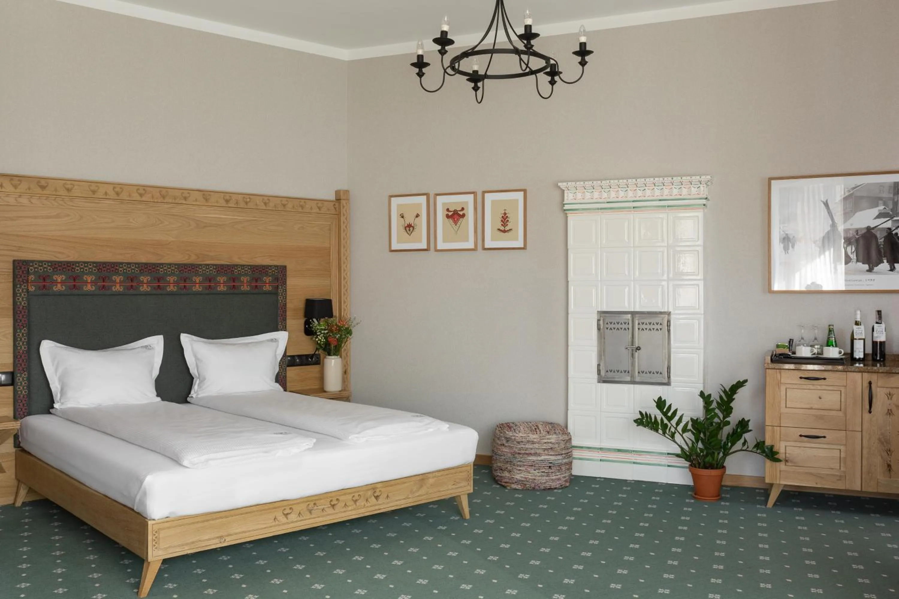 Bed in Aparthotel Cristina