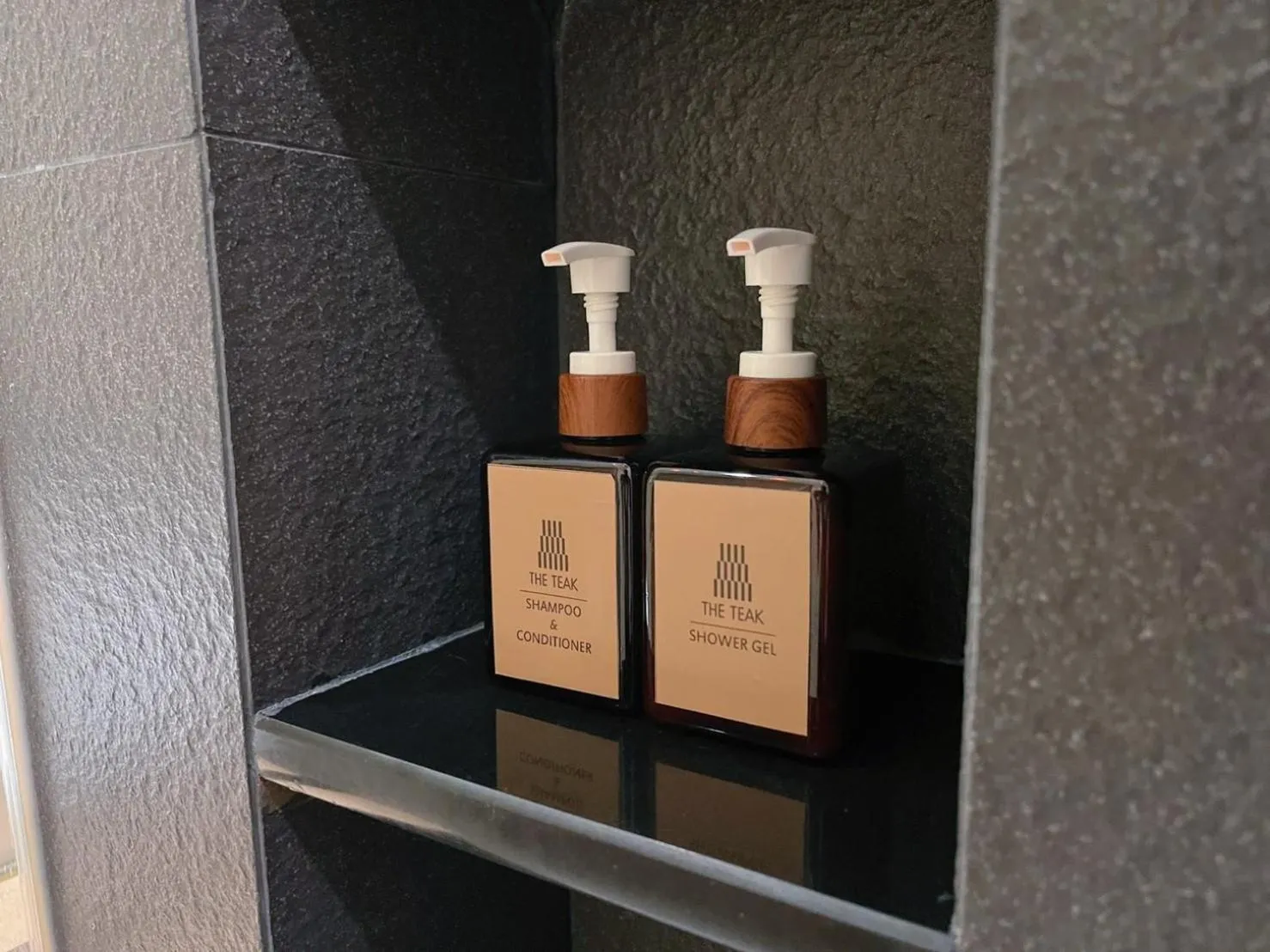 Shower in The Teak Hotel