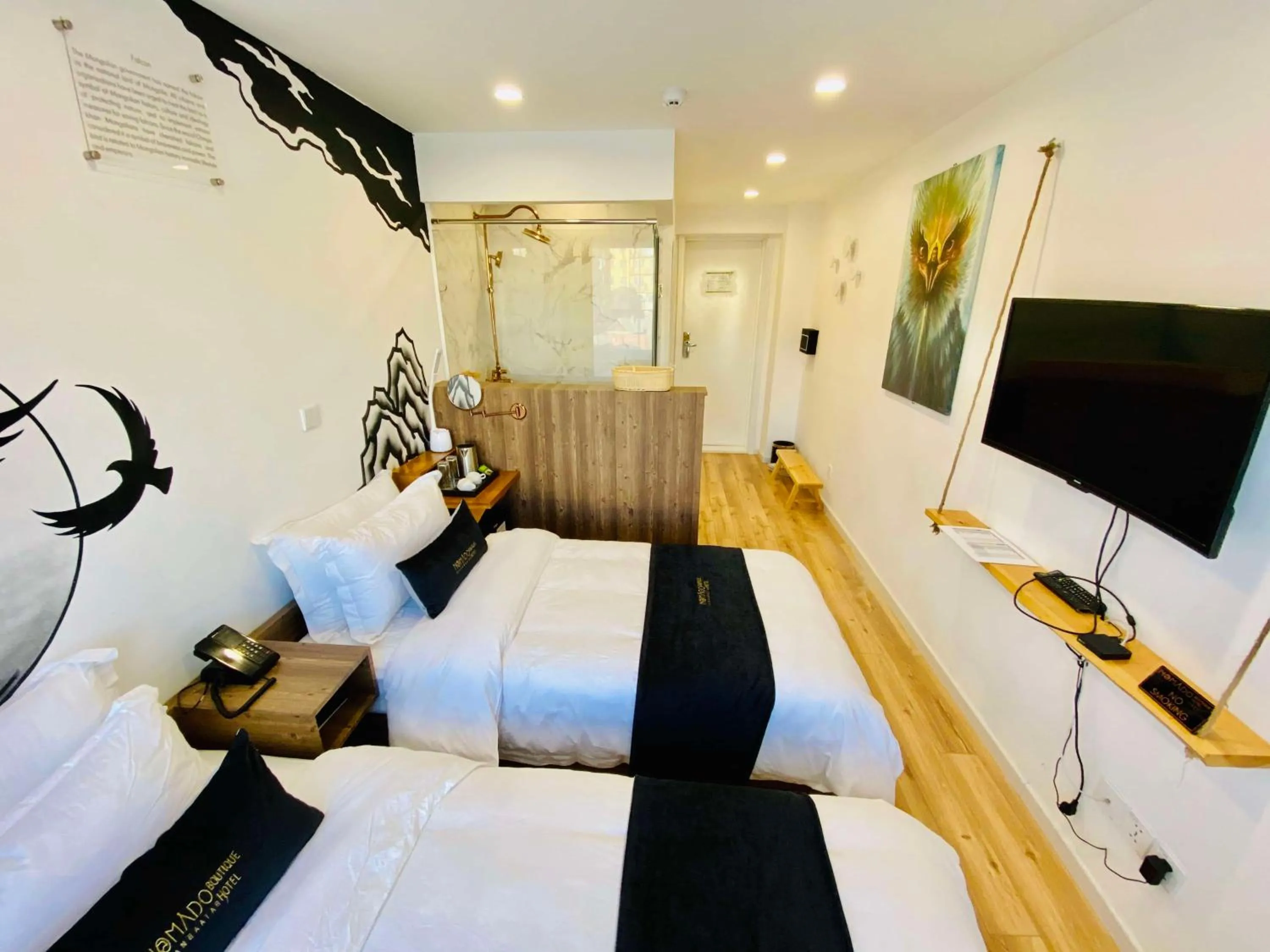 Photo of the whole room, Bed in Nomado Boutique Hotel