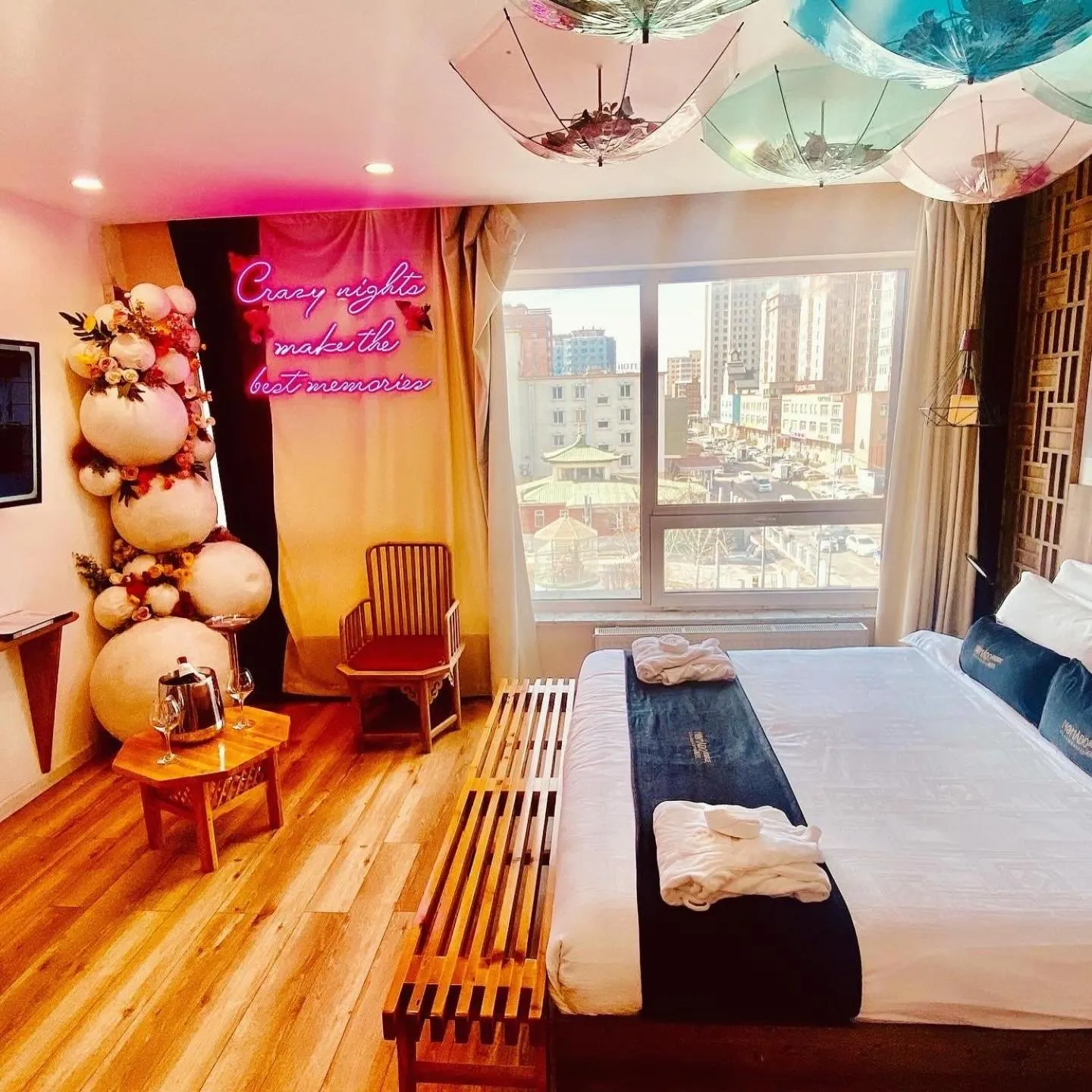 Bed in Nomado Boutique Hotel