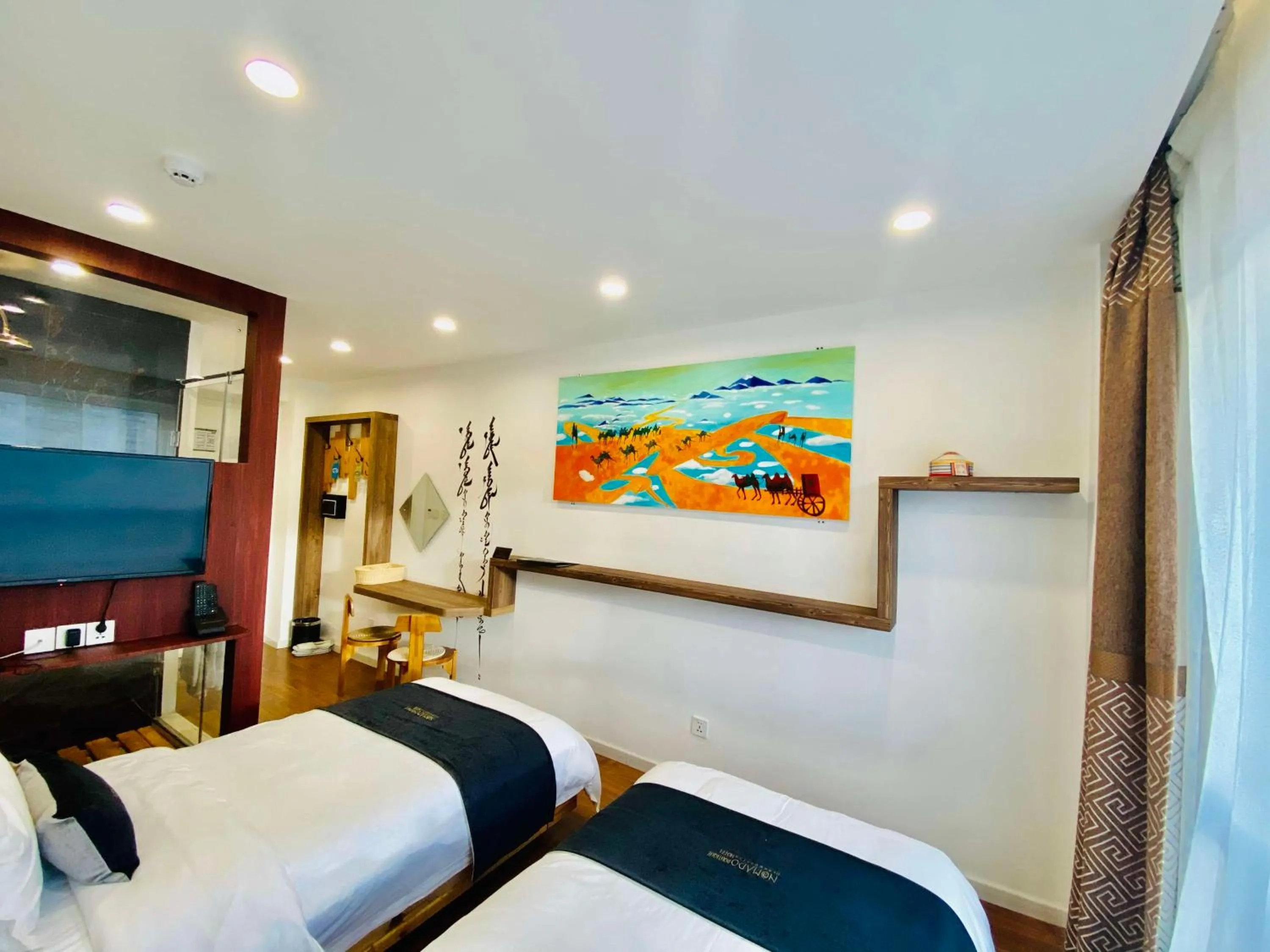 Photo of the whole room, Bed in Nomado Boutique Hotel