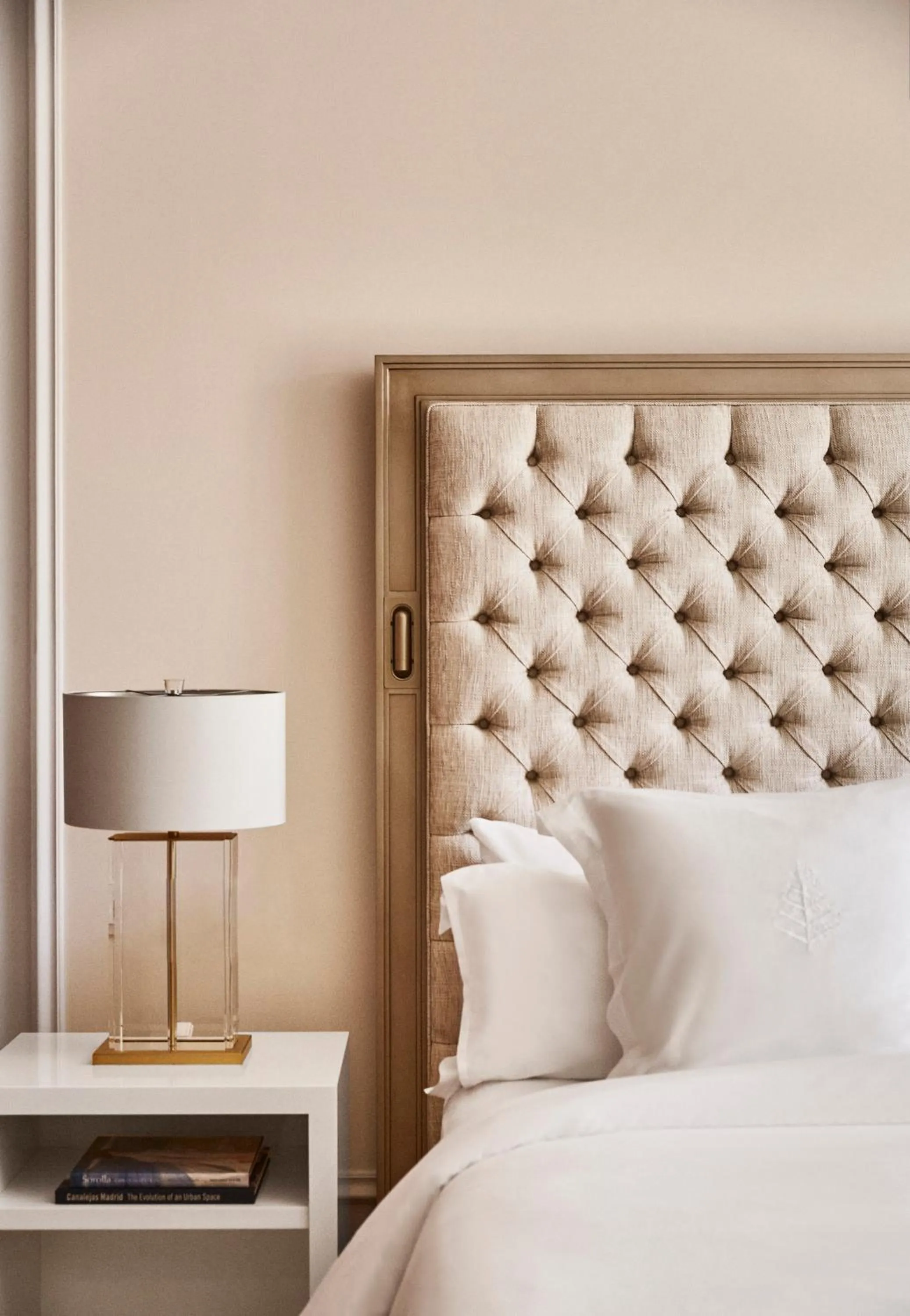 Decorative detail, Bed in Four Seasons Hotel Madrid