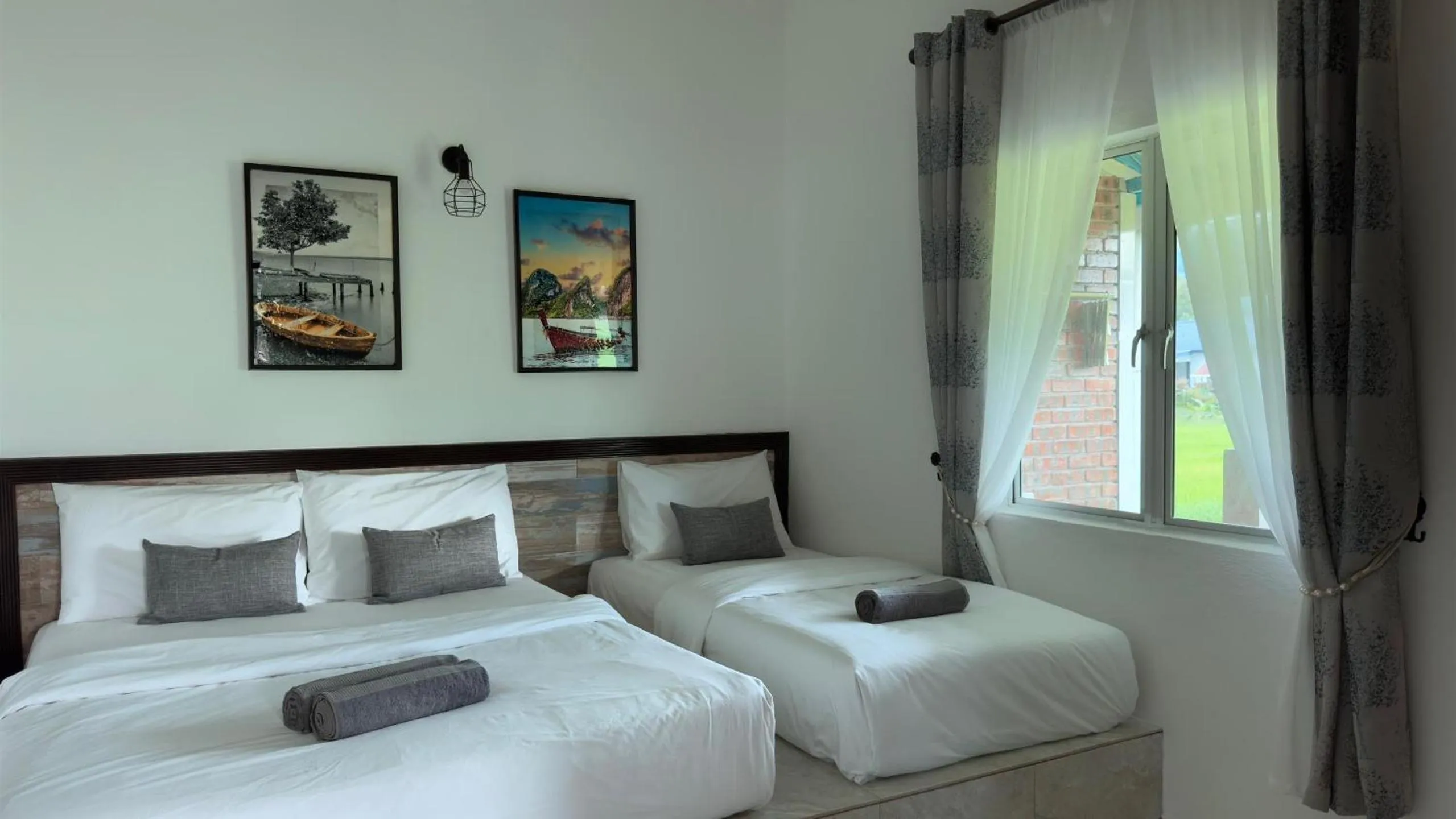 Bed in DVilla Guesthouse Langkawi