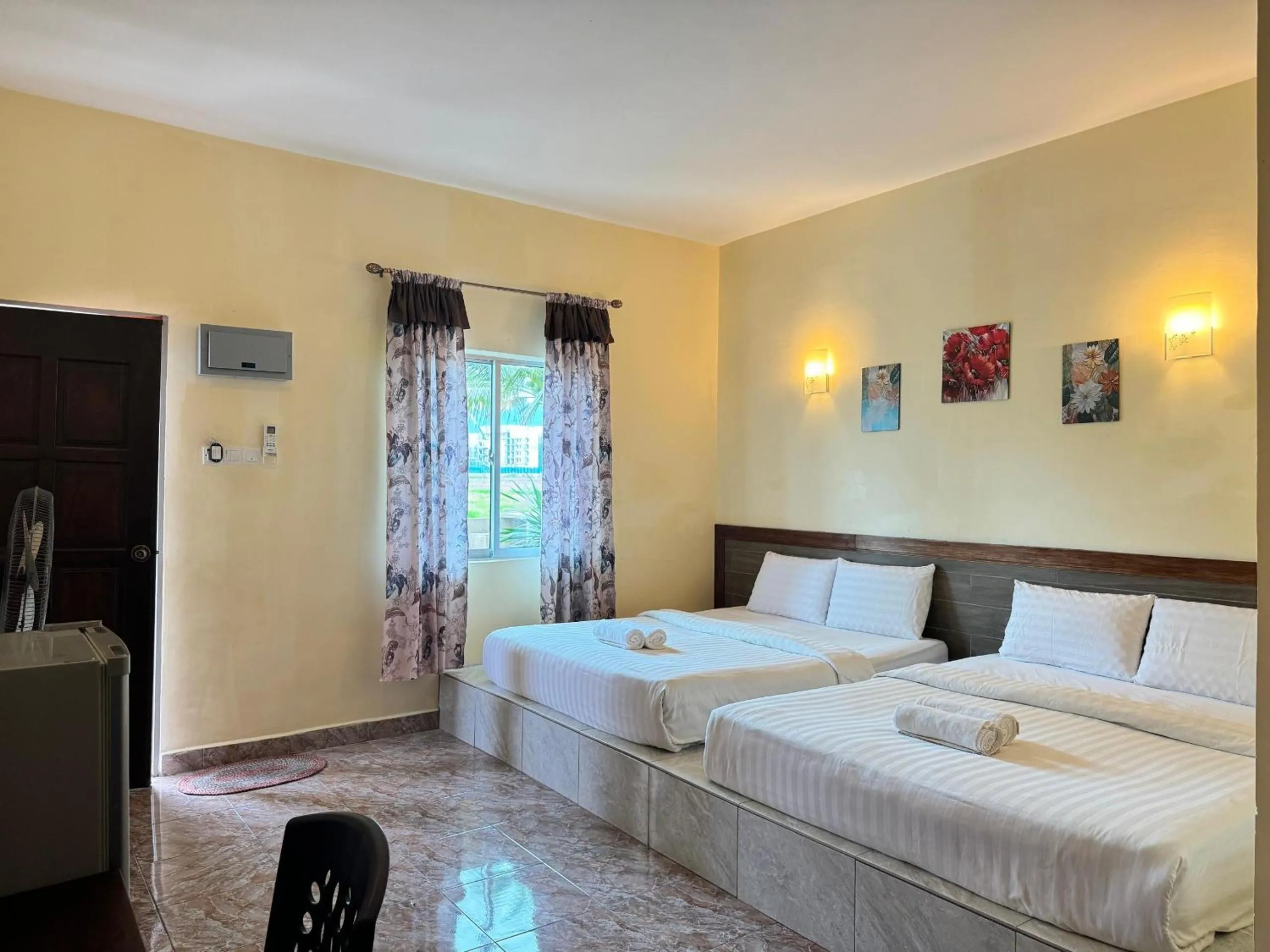 Bed in DVilla Guesthouse Langkawi