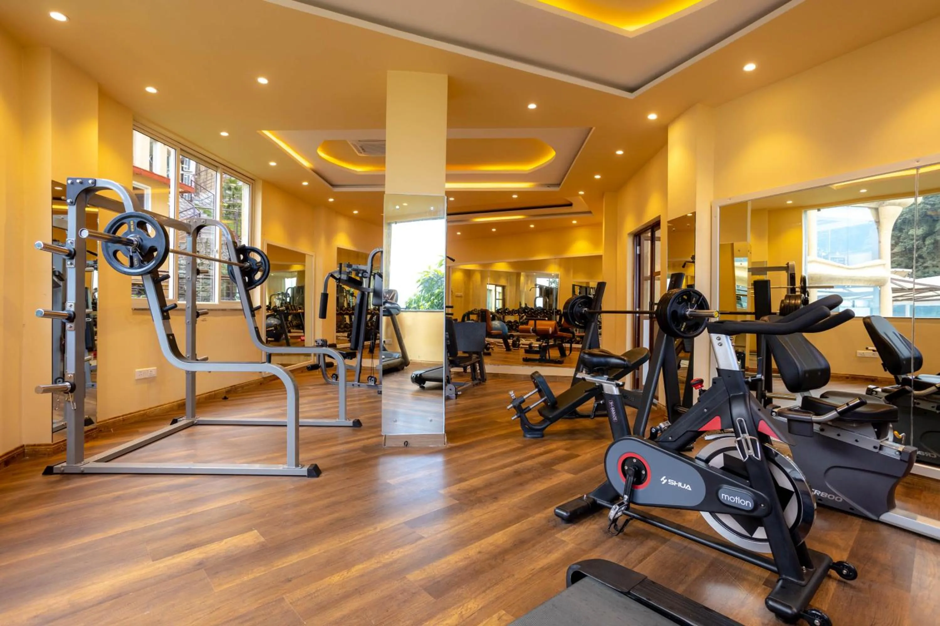 Fitness centre/facilities in Aagantuk Resort
