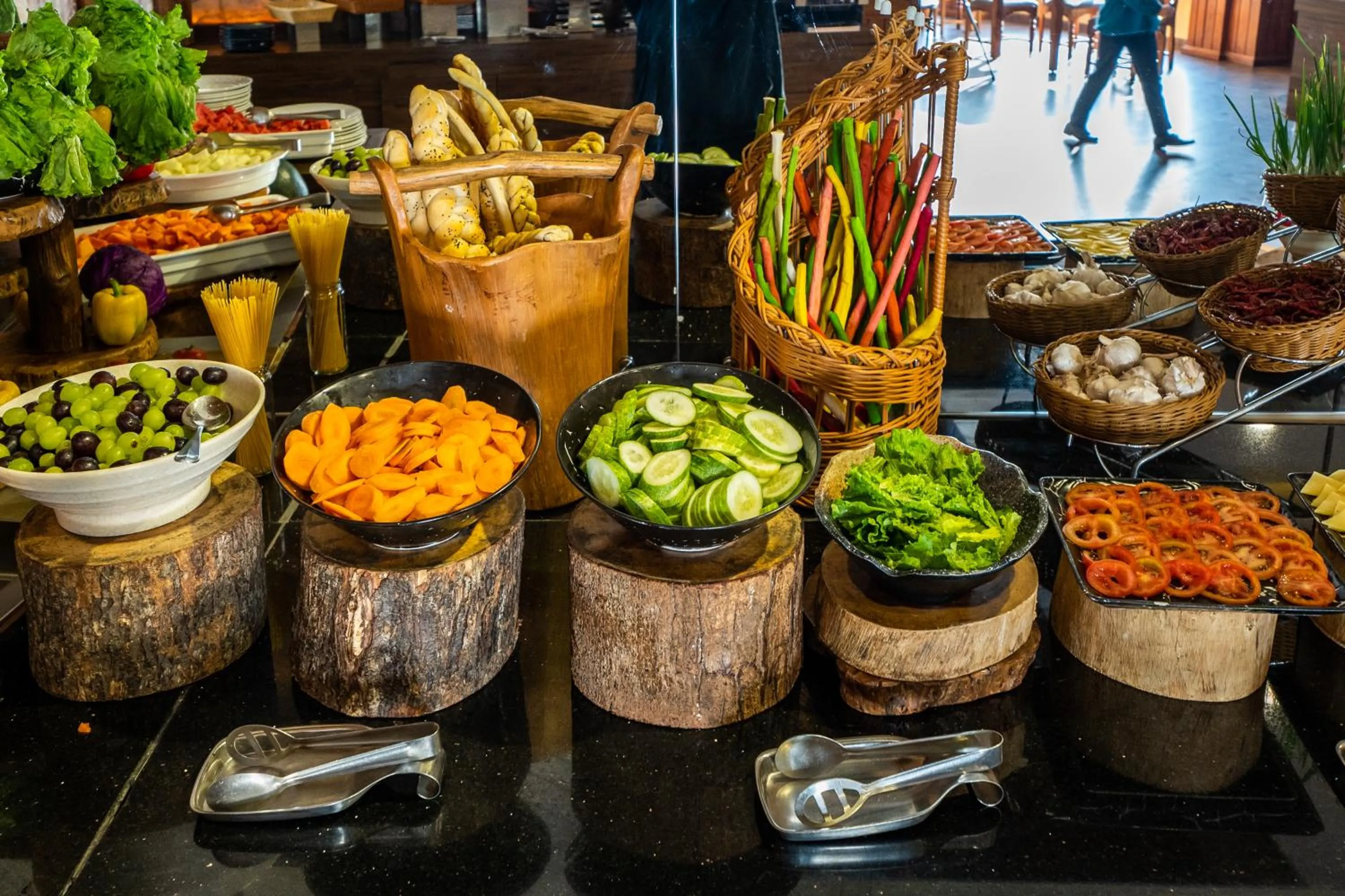 Buffet breakfast in Aagantuk Resort