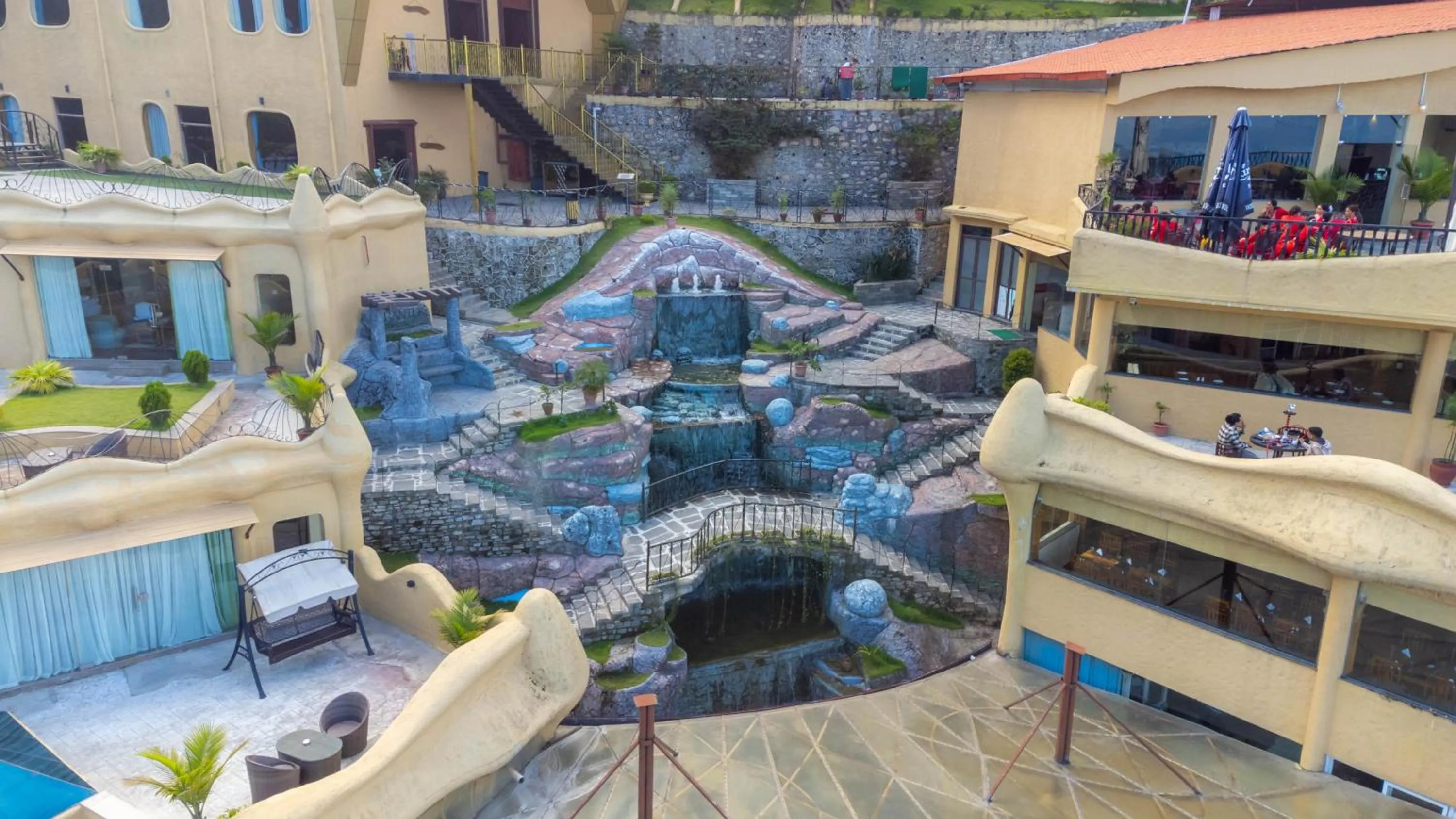 Bird's eye view in Aagantuk Resort