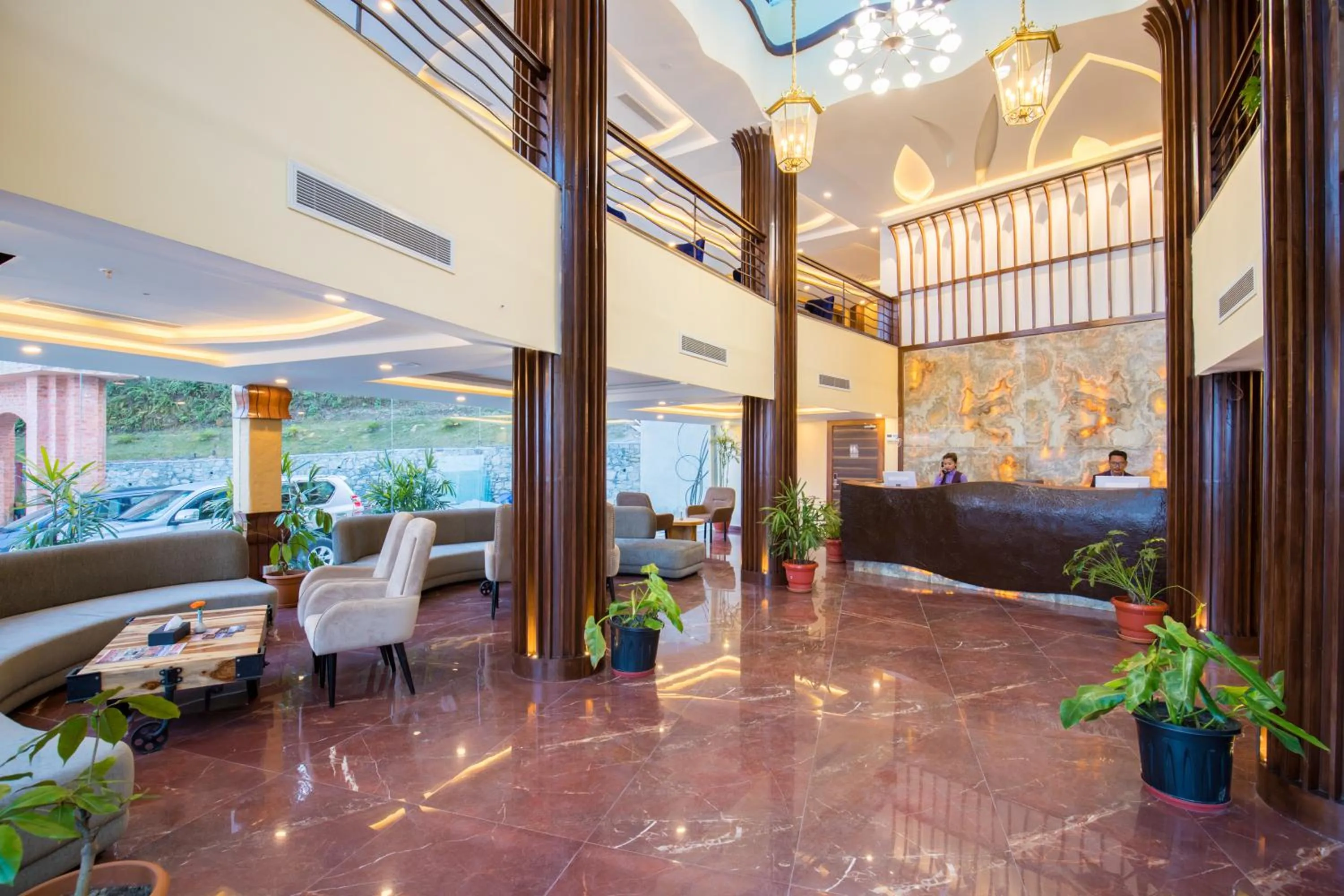 Lobby or reception in Aagantuk Resort