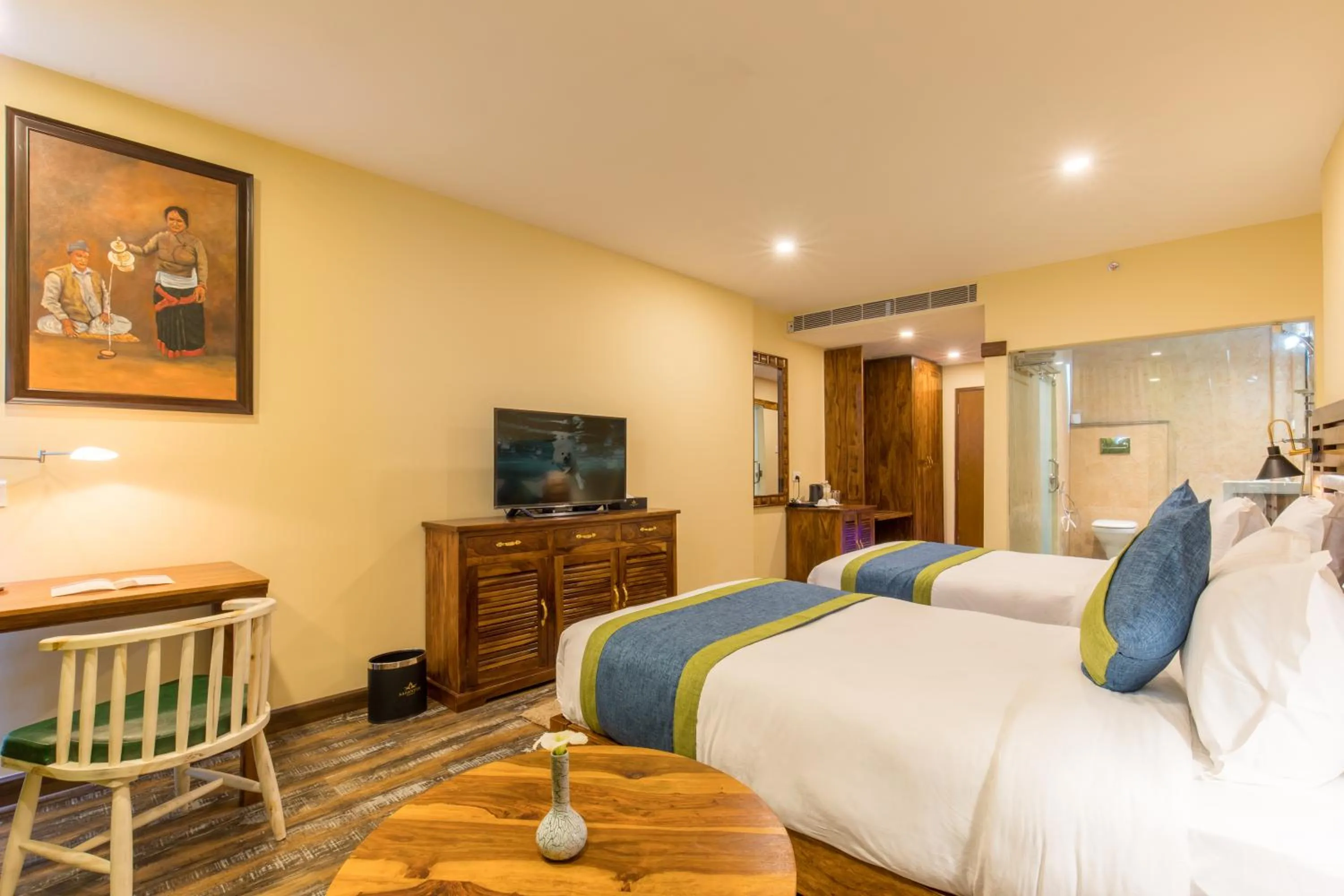 Photo of the whole room, Bed in Aagantuk Resort