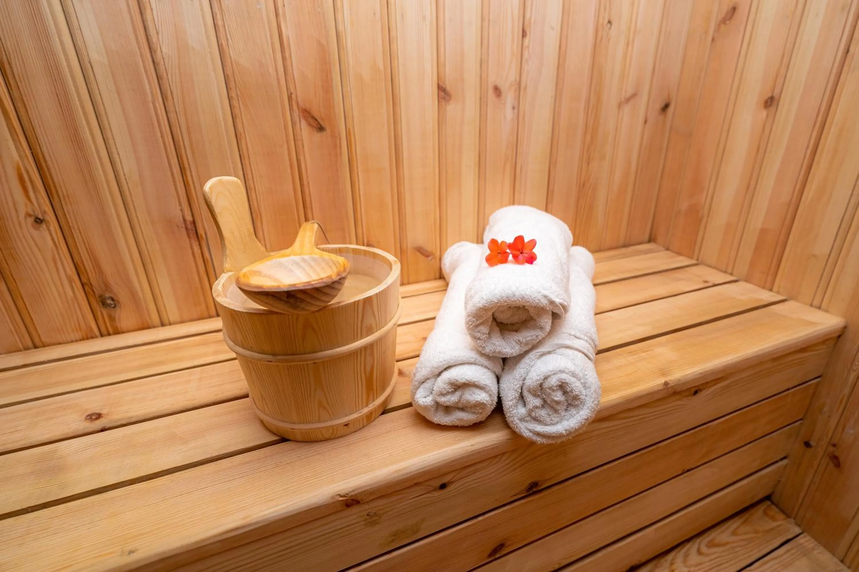 Sauna in Aagantuk Resort
